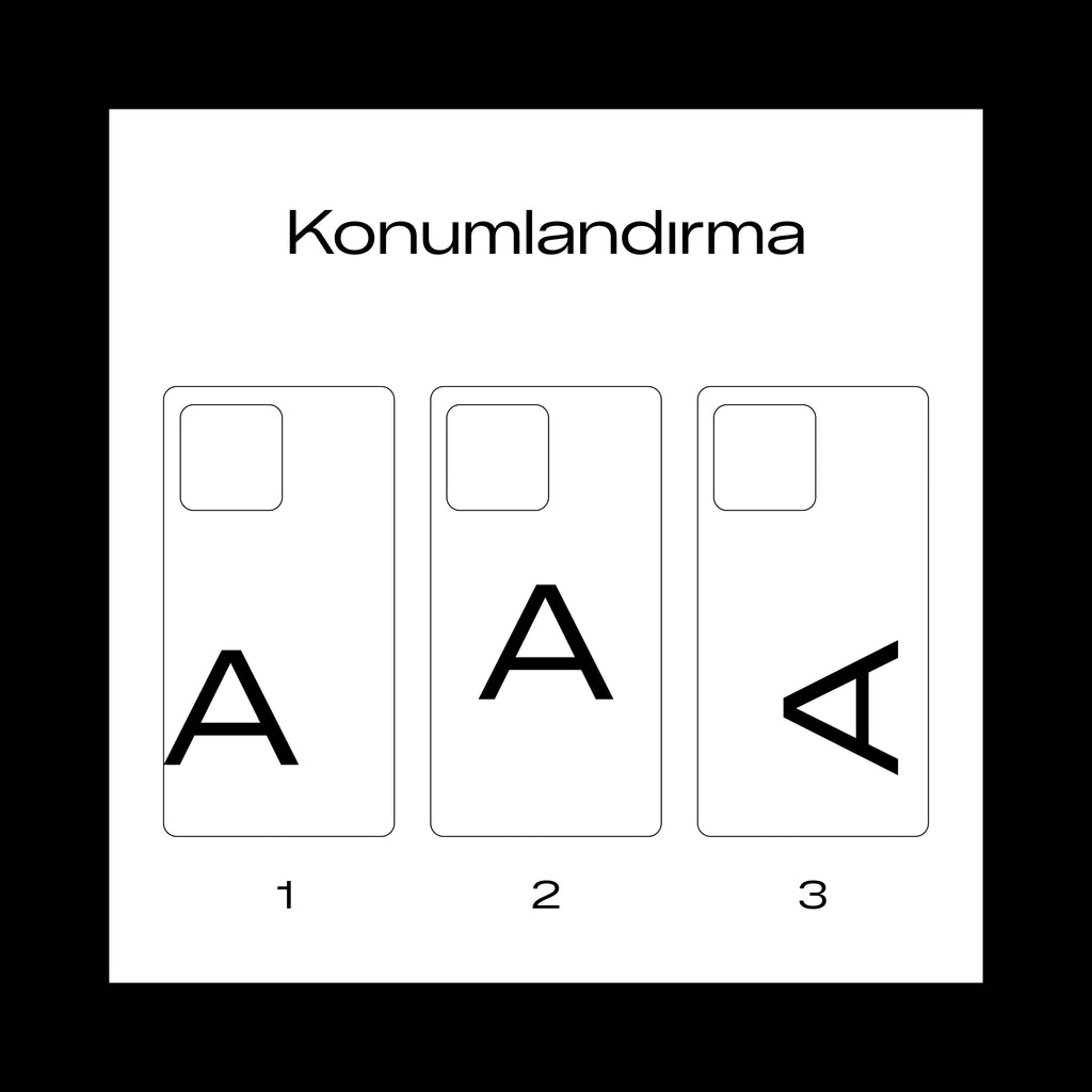 Sadece Harf Tamamen Kişiselleştirilmiş Baskılı Telefon Kılıfı