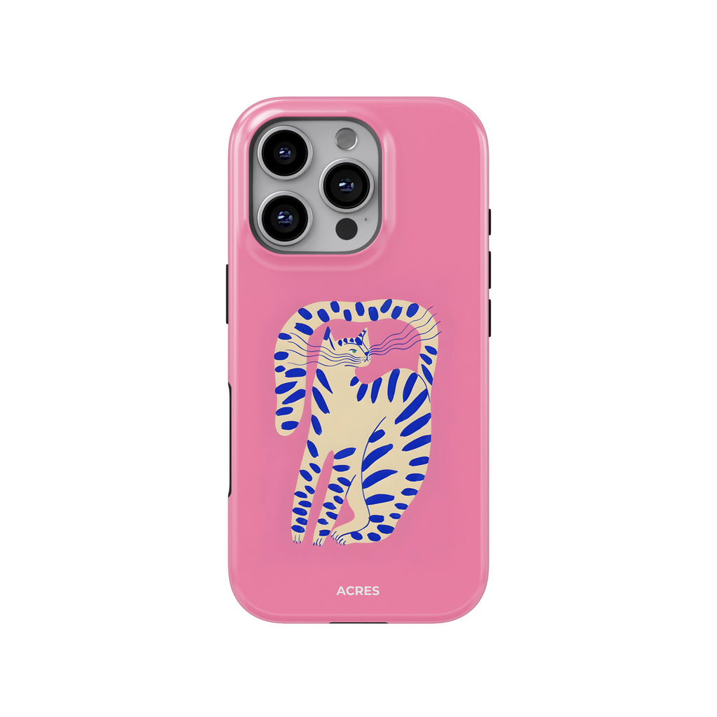 Abstract Tiger Baskılı Telefon Kılıfı