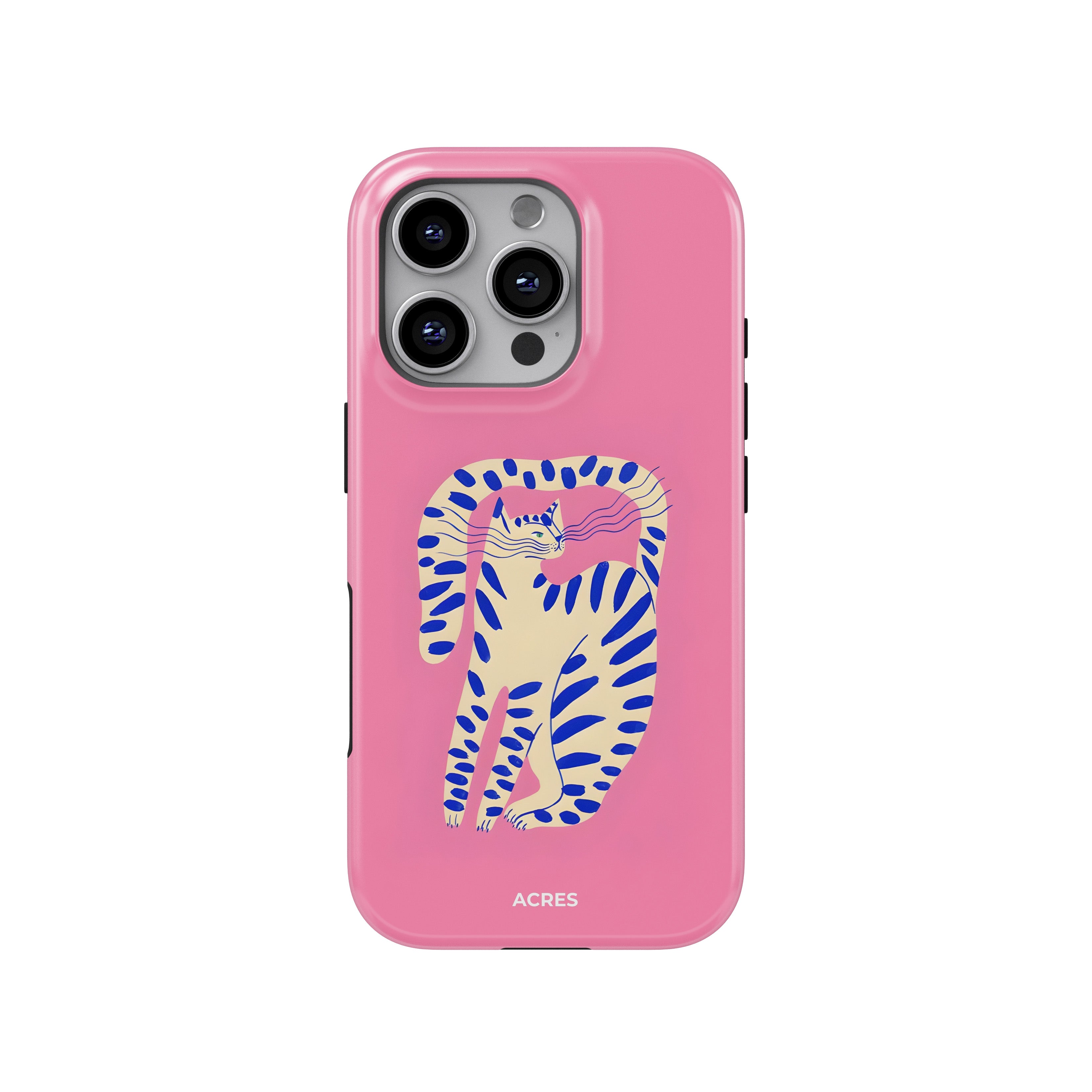 Abstract Tiger Baskılı Telefon Kılıfı