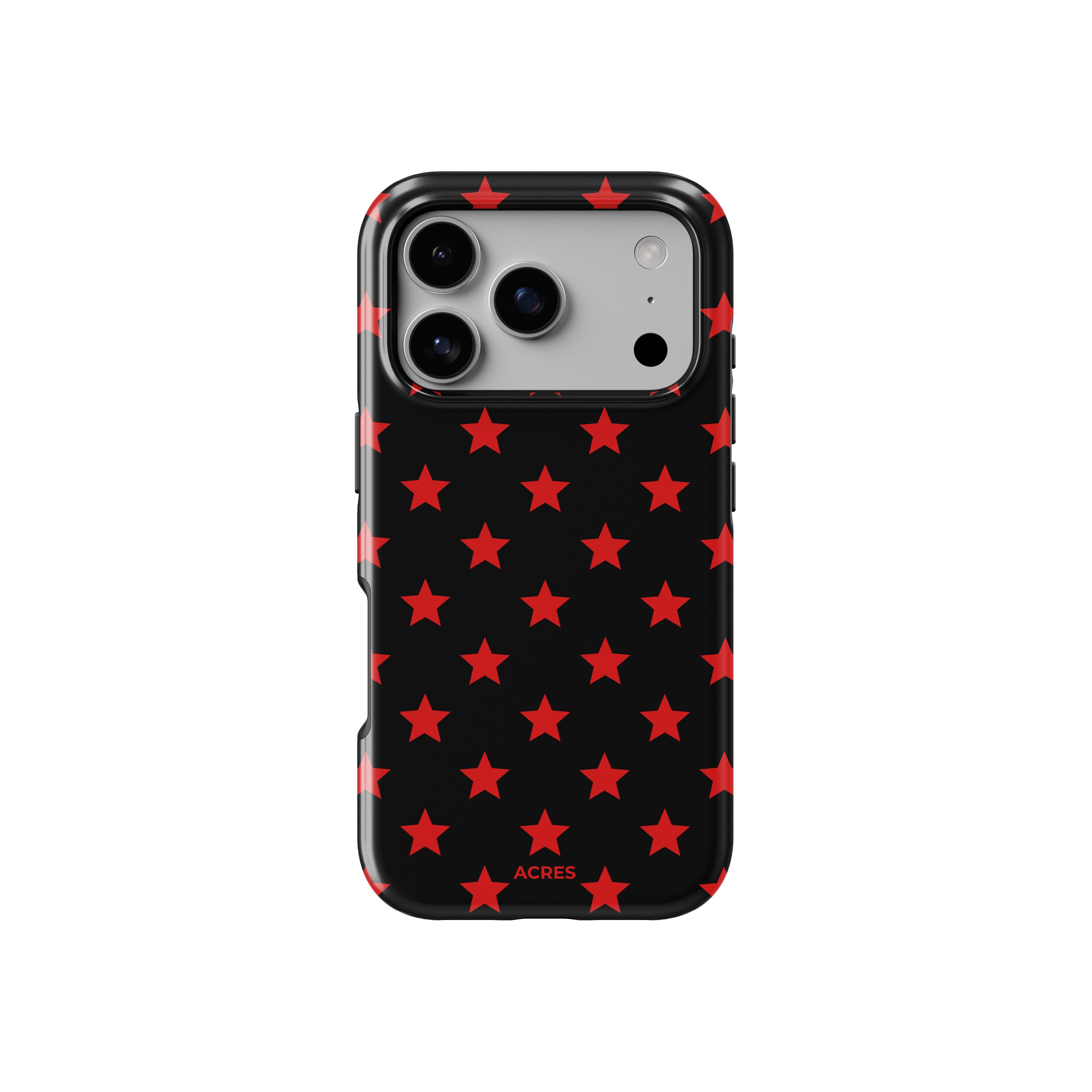 Black&Red Stars Baskılı Telefon Kılıfı
