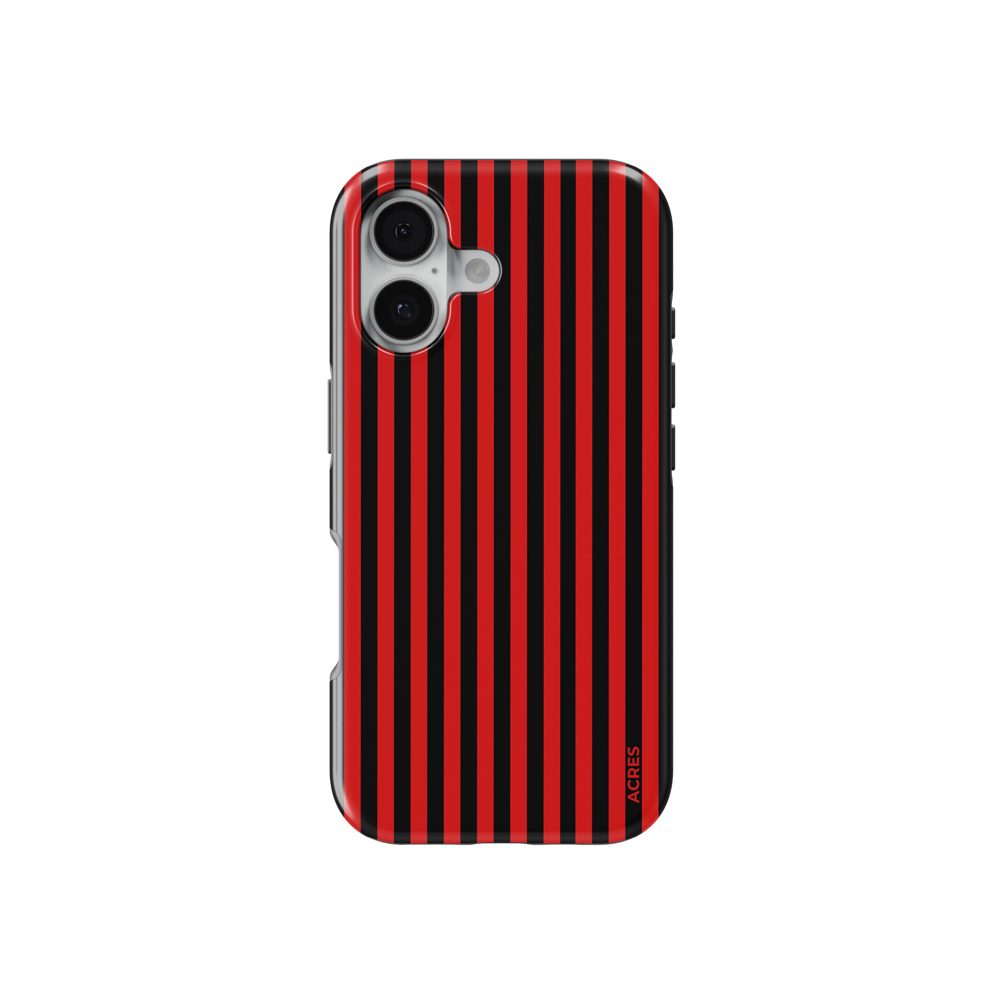 Black&Red Stripes Baskılı Telefon Kılıfı