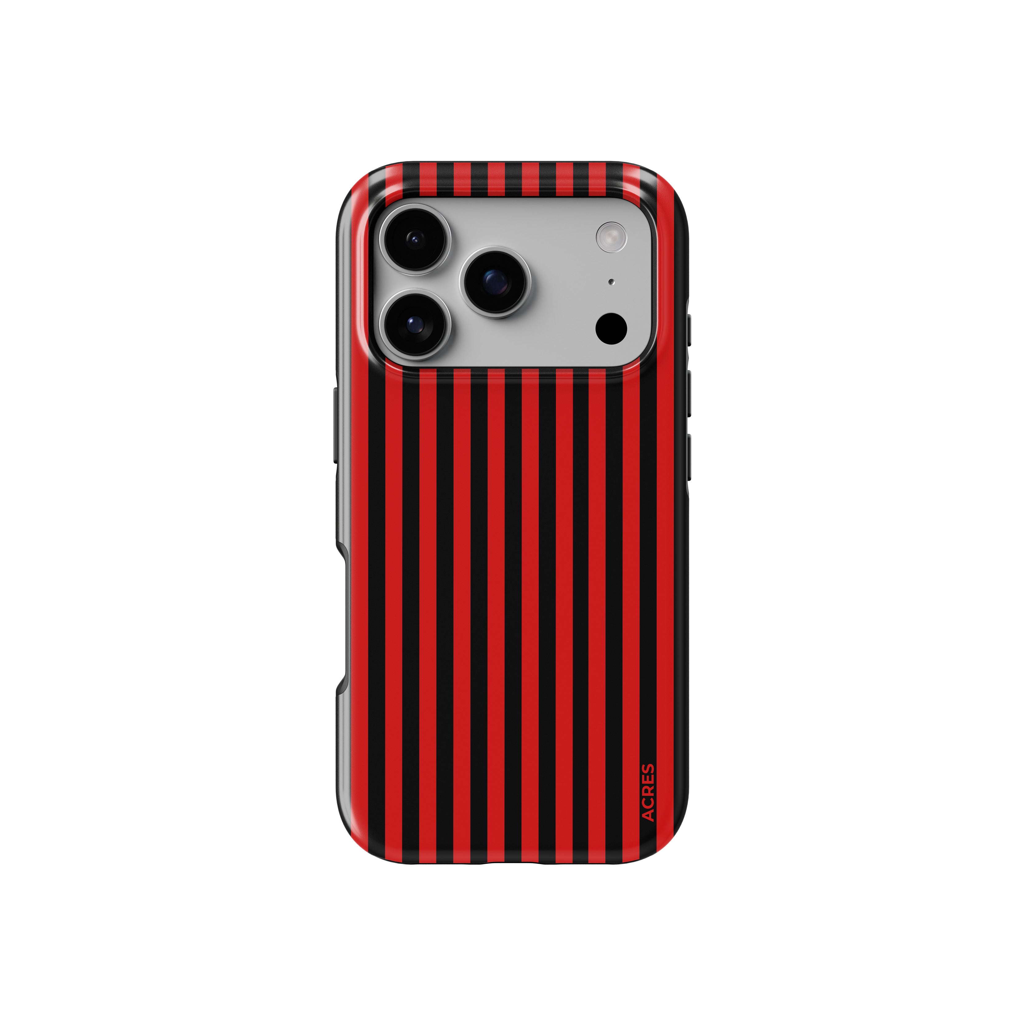 Black&Red Stripes Baskılı Telefon Kılıfı