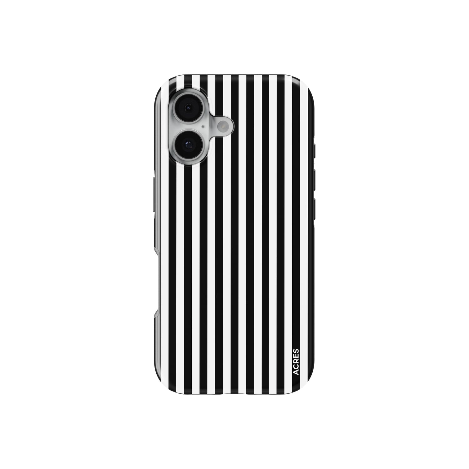 Black&White Stripes Baskılı Telefon Kılıfı
