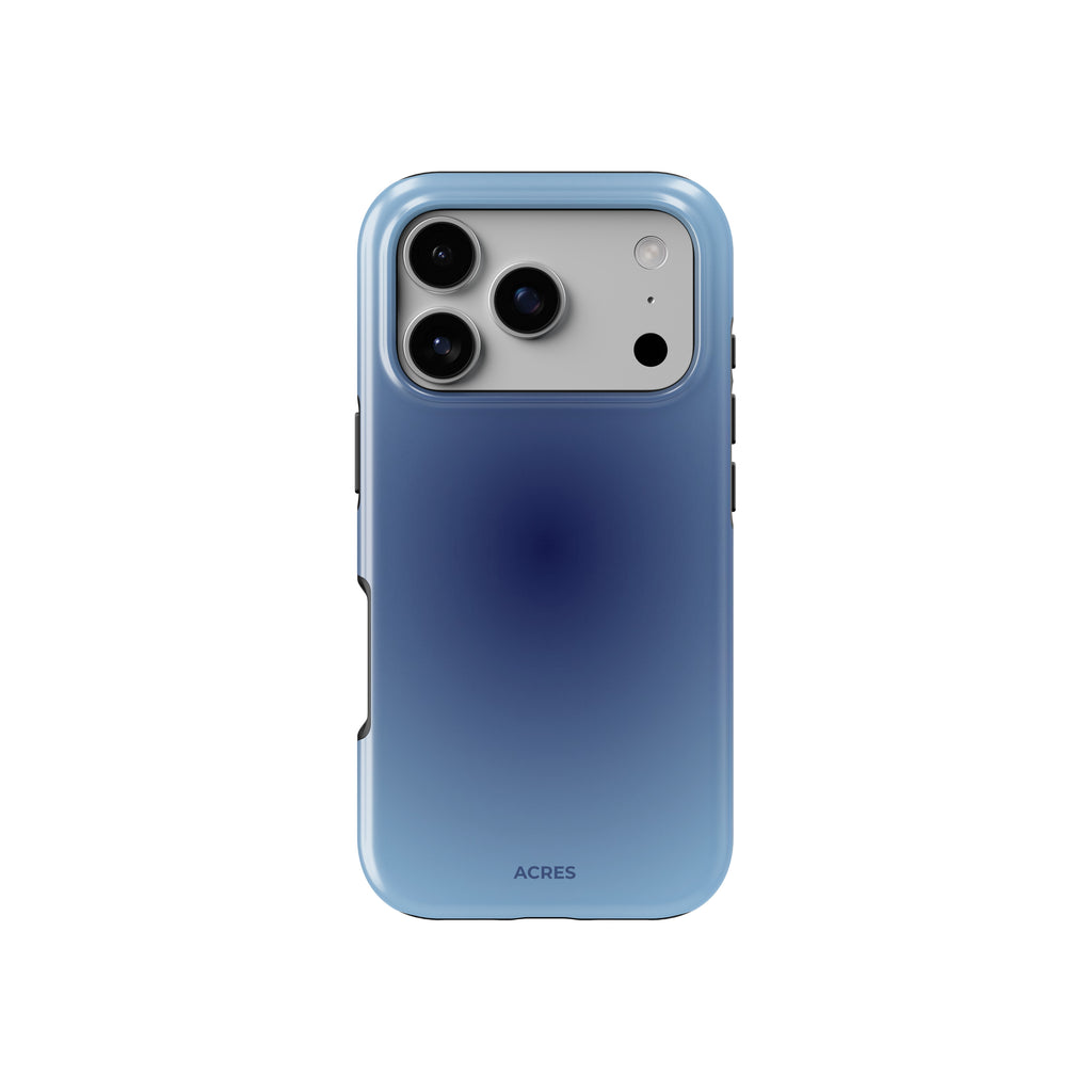 Blue Gradient Aura Baskılı Telefon Kılıfı
