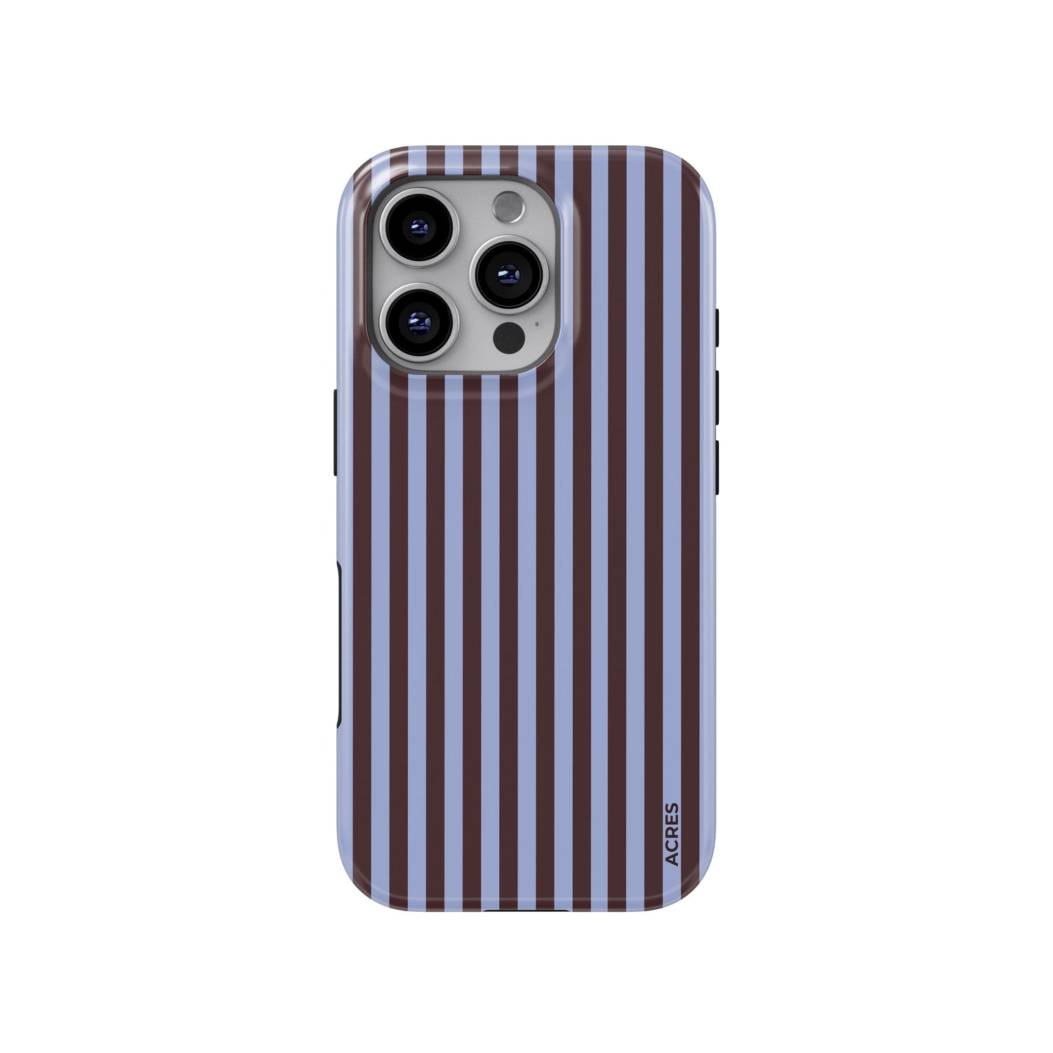 Brown&Blue Stripes Baskılı Telefon Kılıfı