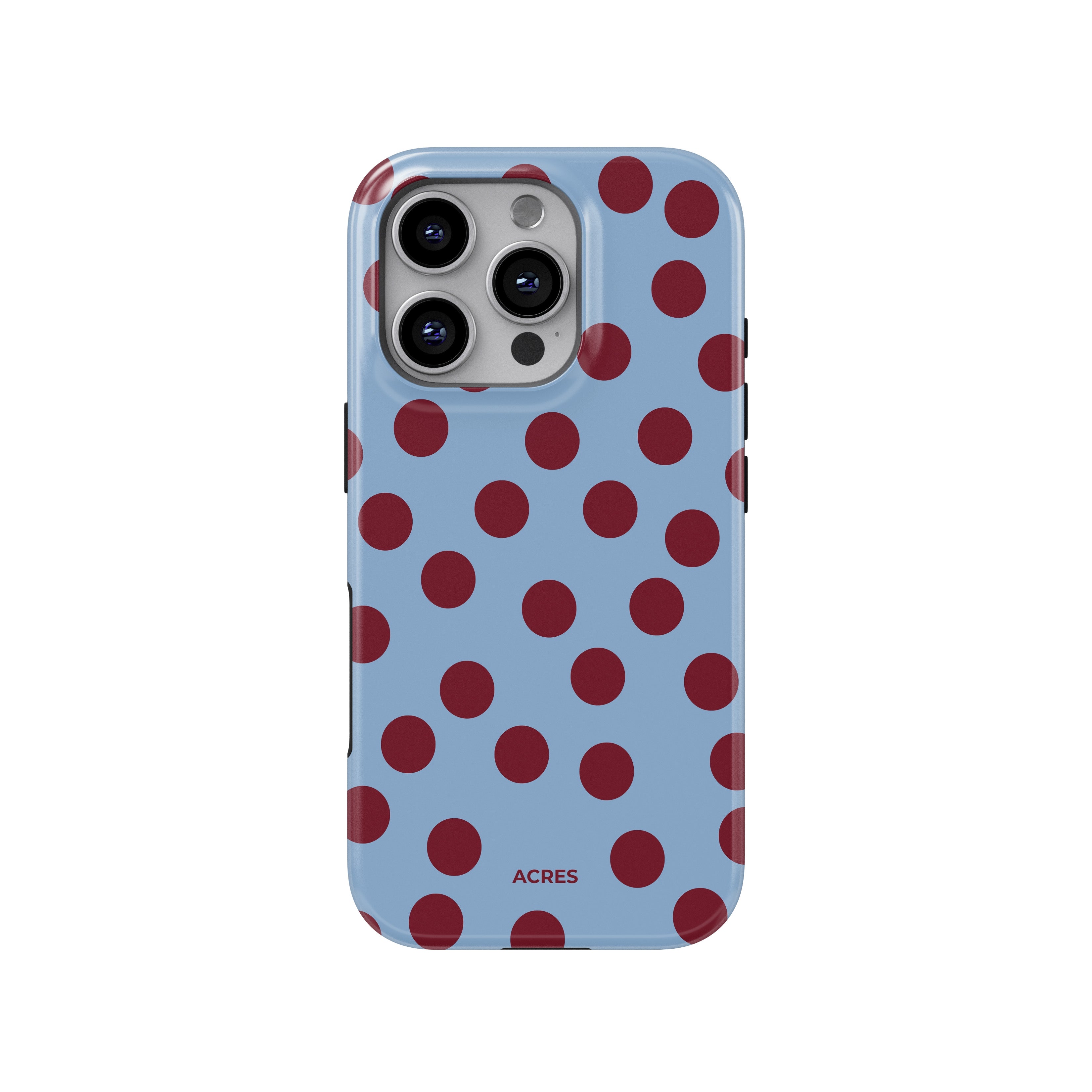 Blue&Red Polka Baskılı Telefon Kılıfı