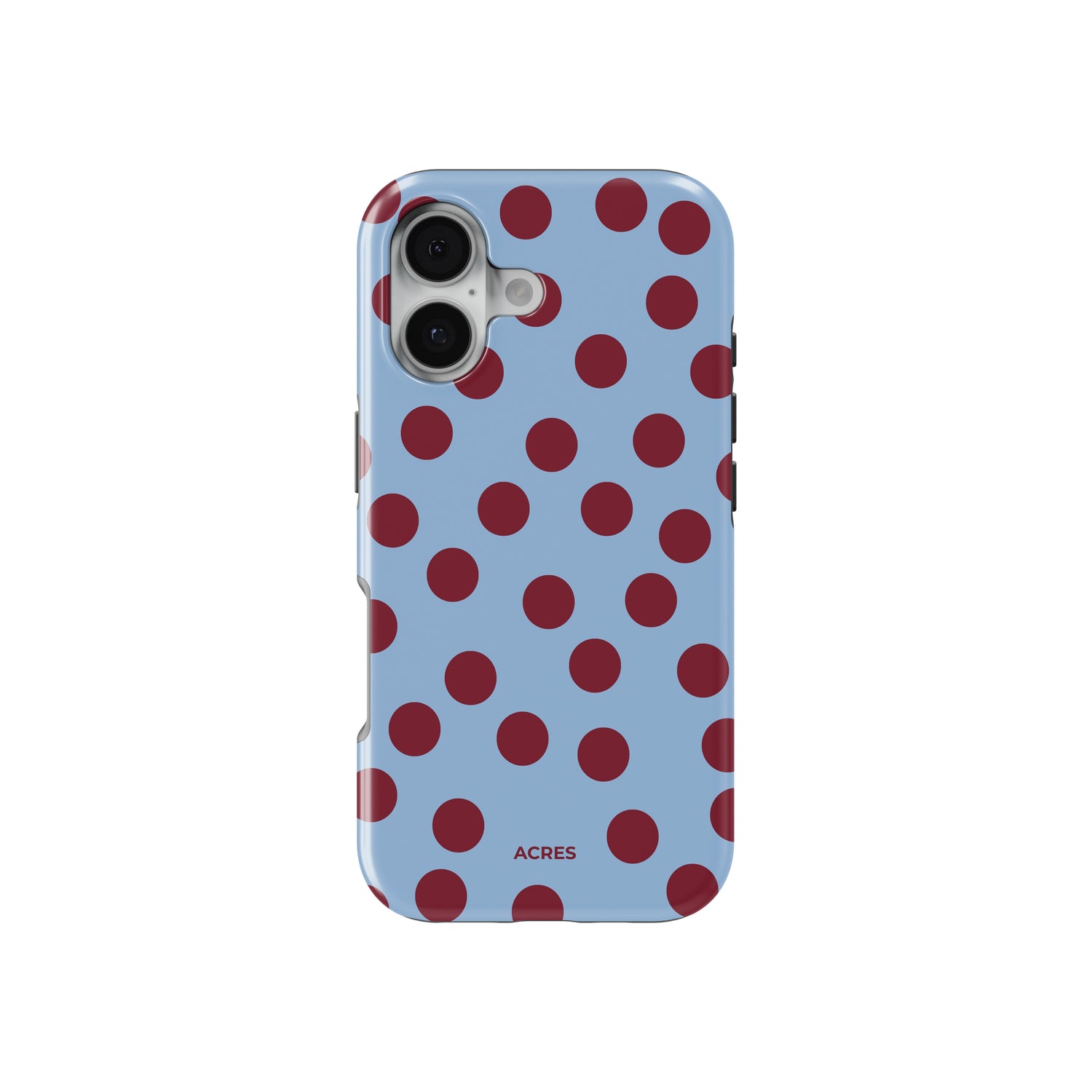 Blue&Red Polka Baskılı Telefon Kılıfı