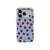 Blue&Red Polka Baskılı Telefon Kılıfı