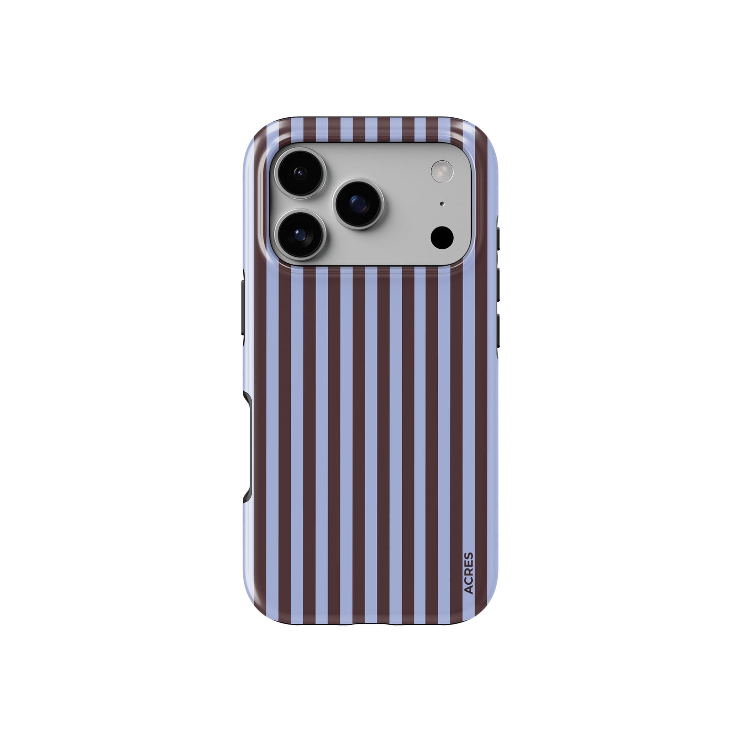 Brown&Blue Stripes Baskılı Telefon Kılıfı