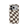 Brown Check Baskılı Telefon Kılıfı