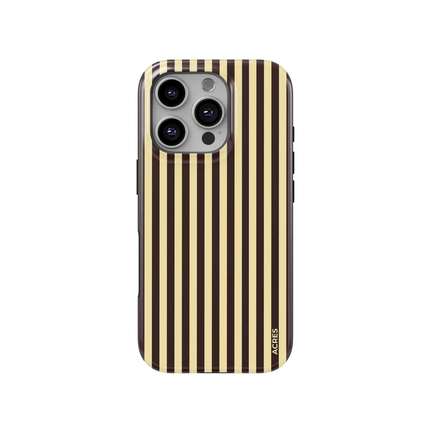 Brown&Yellow Stripes Baskılı Telefon Kılıfı