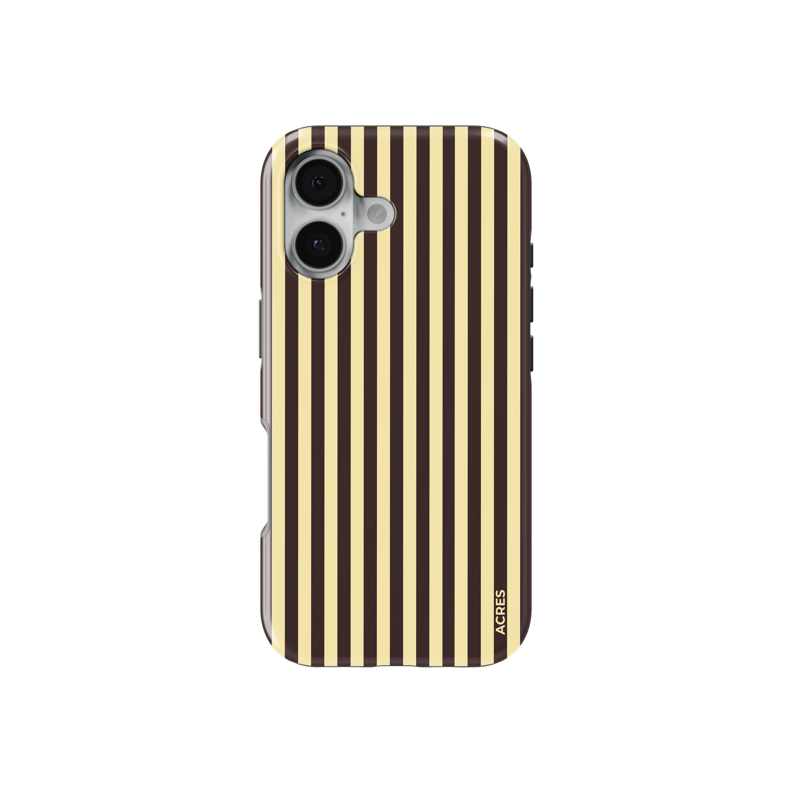 Brown&Yellow Stripes Baskılı Telefon Kılıfı