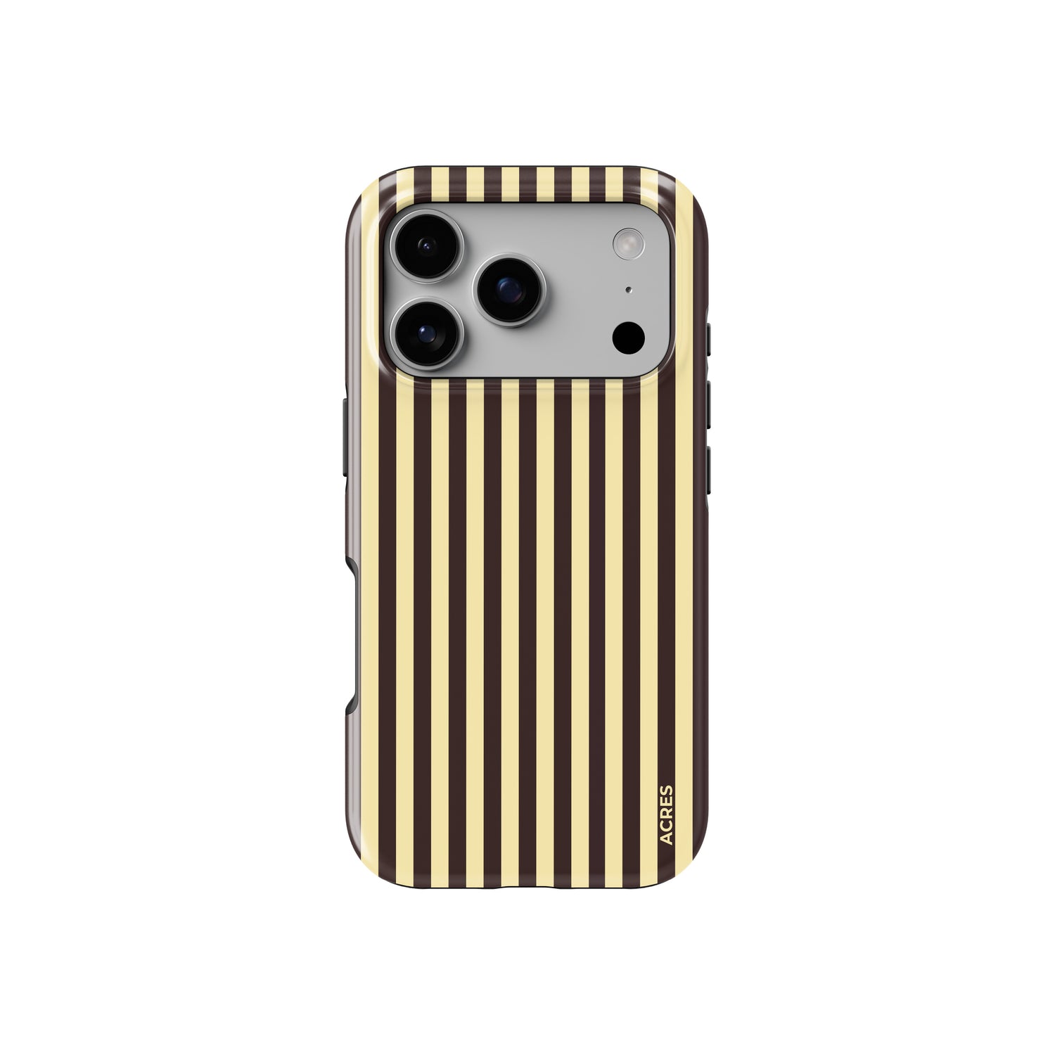Brown&Yellow Stripes Baskılı Telefon Kılıfı