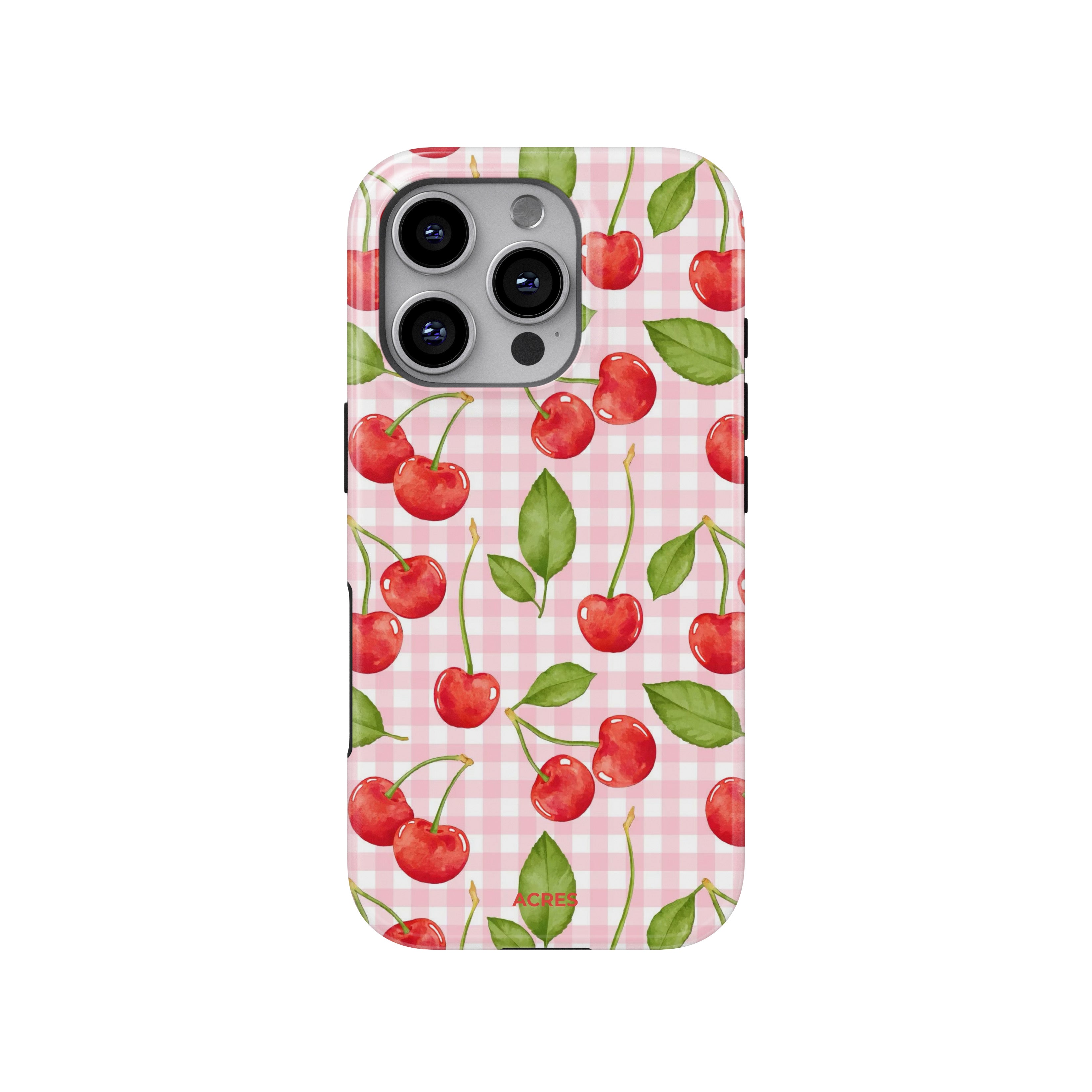 Cherry Picnic Baskılı Telefon Kılıfı