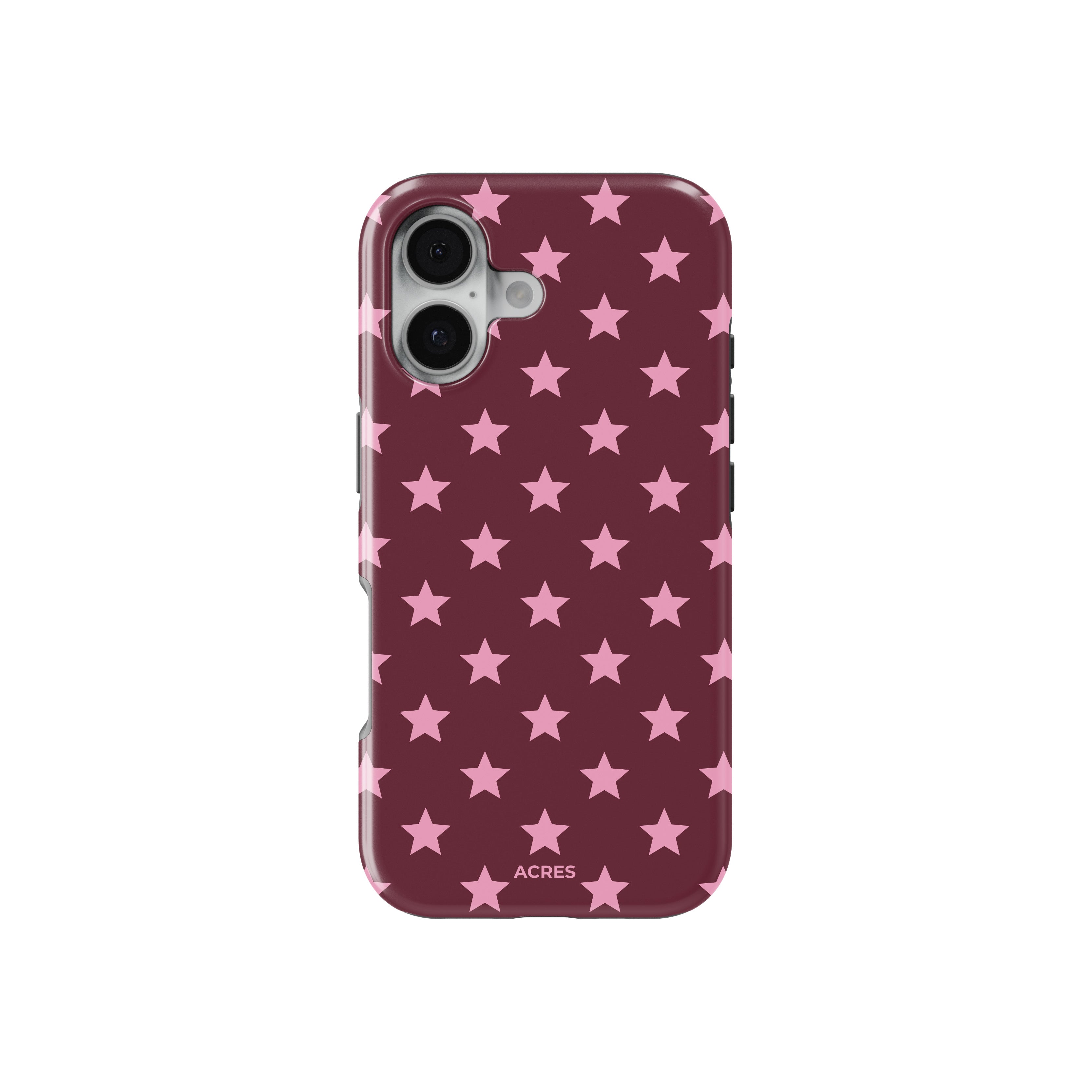 Cherry&Pink Stars Baskılı Telefon Kılıfı