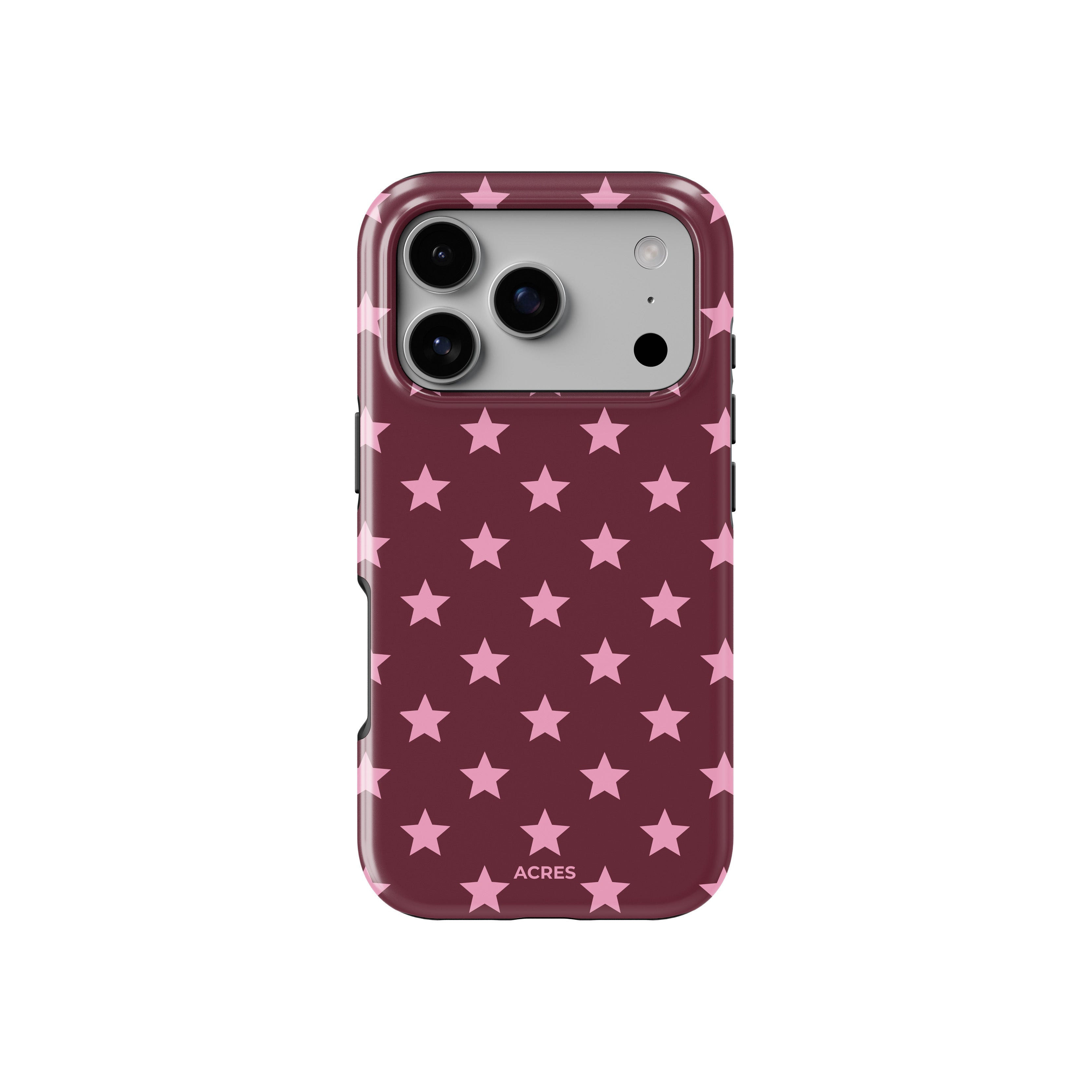 Cherry&Pink Stars Baskılı Telefon Kılıfı