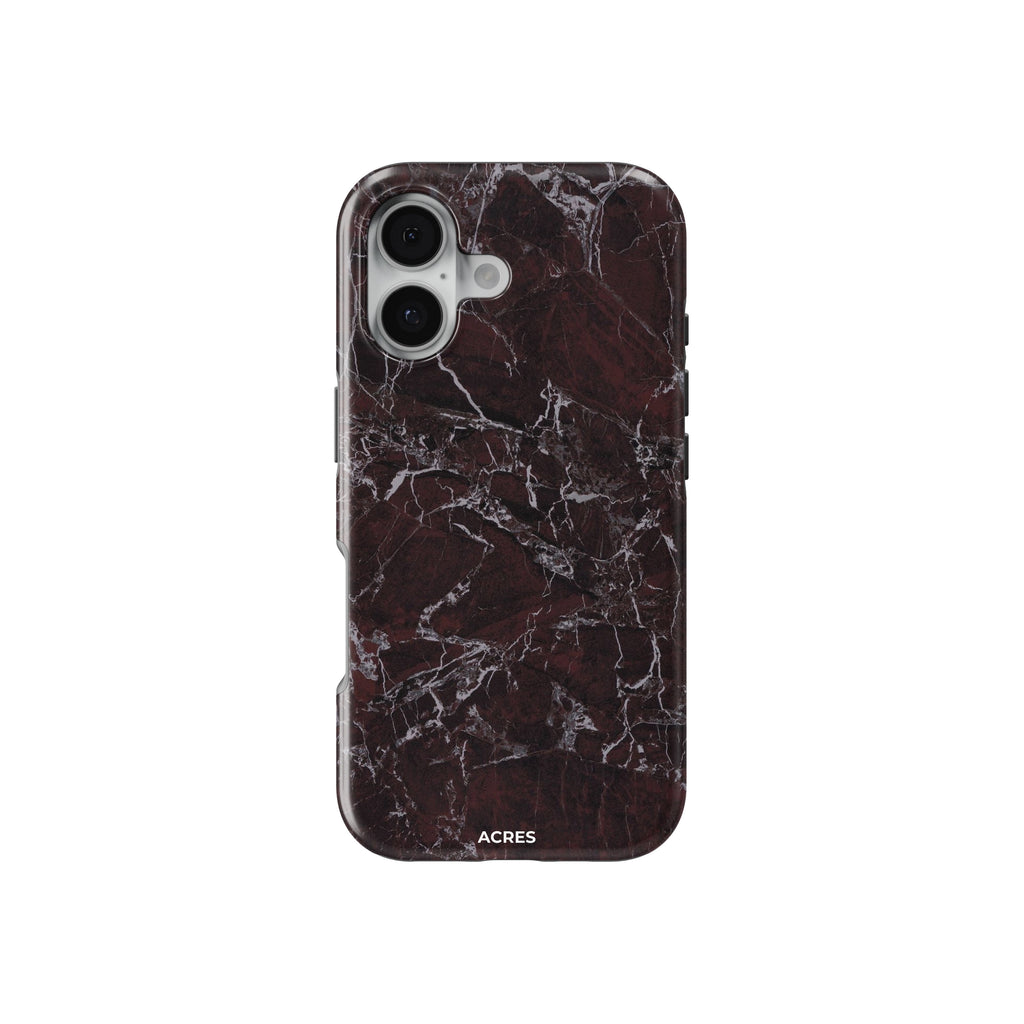 Dark Cherry Marble Baskılı Telefon Kılıfı