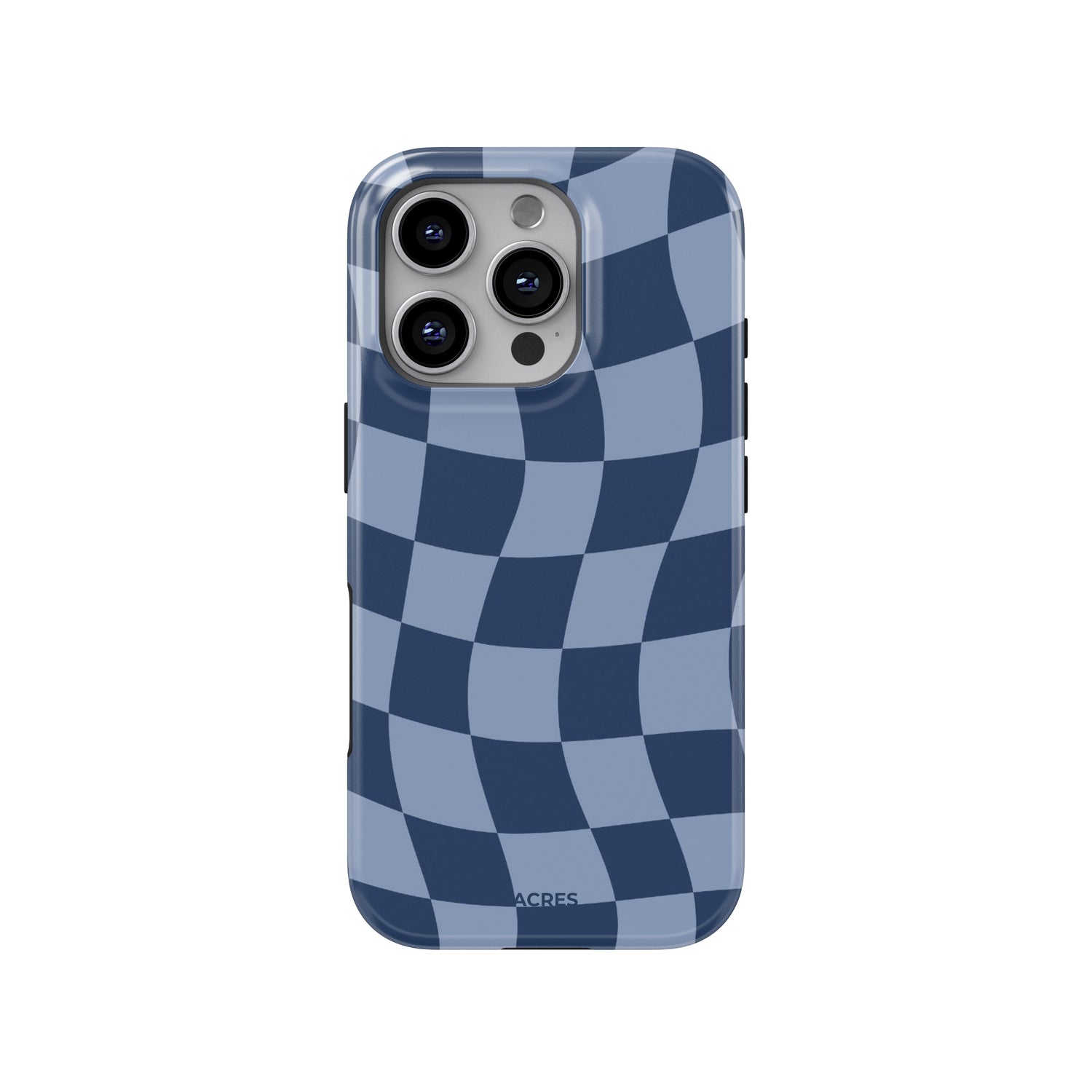 Denim Check Baskılı Telefon Kılıfı