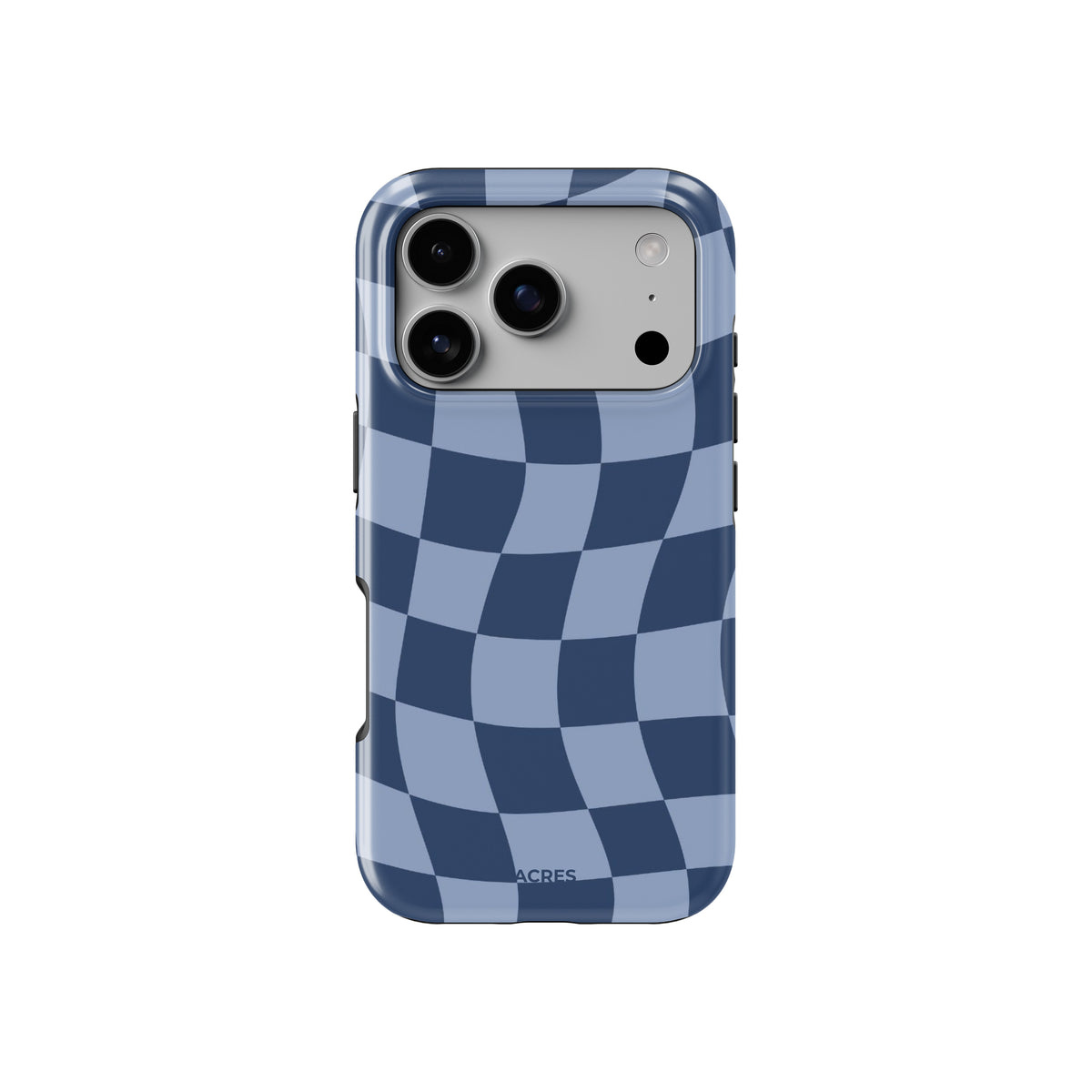 Denim Check Baskılı Telefon Kılıfı