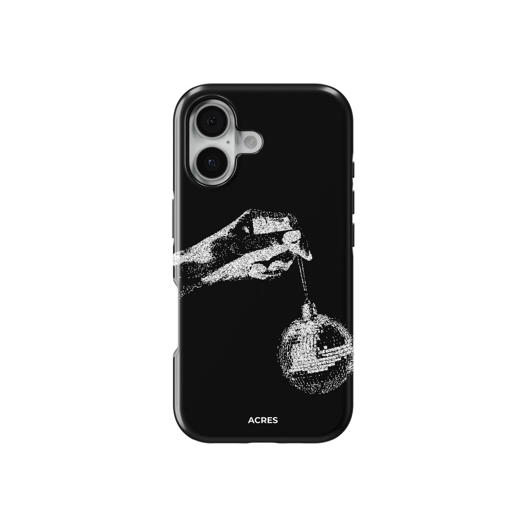 Disco Element Siyah Baskılı Telefon Kılıfı