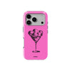 Disco Glass Pembe Baskılı Telefon Kılıfı