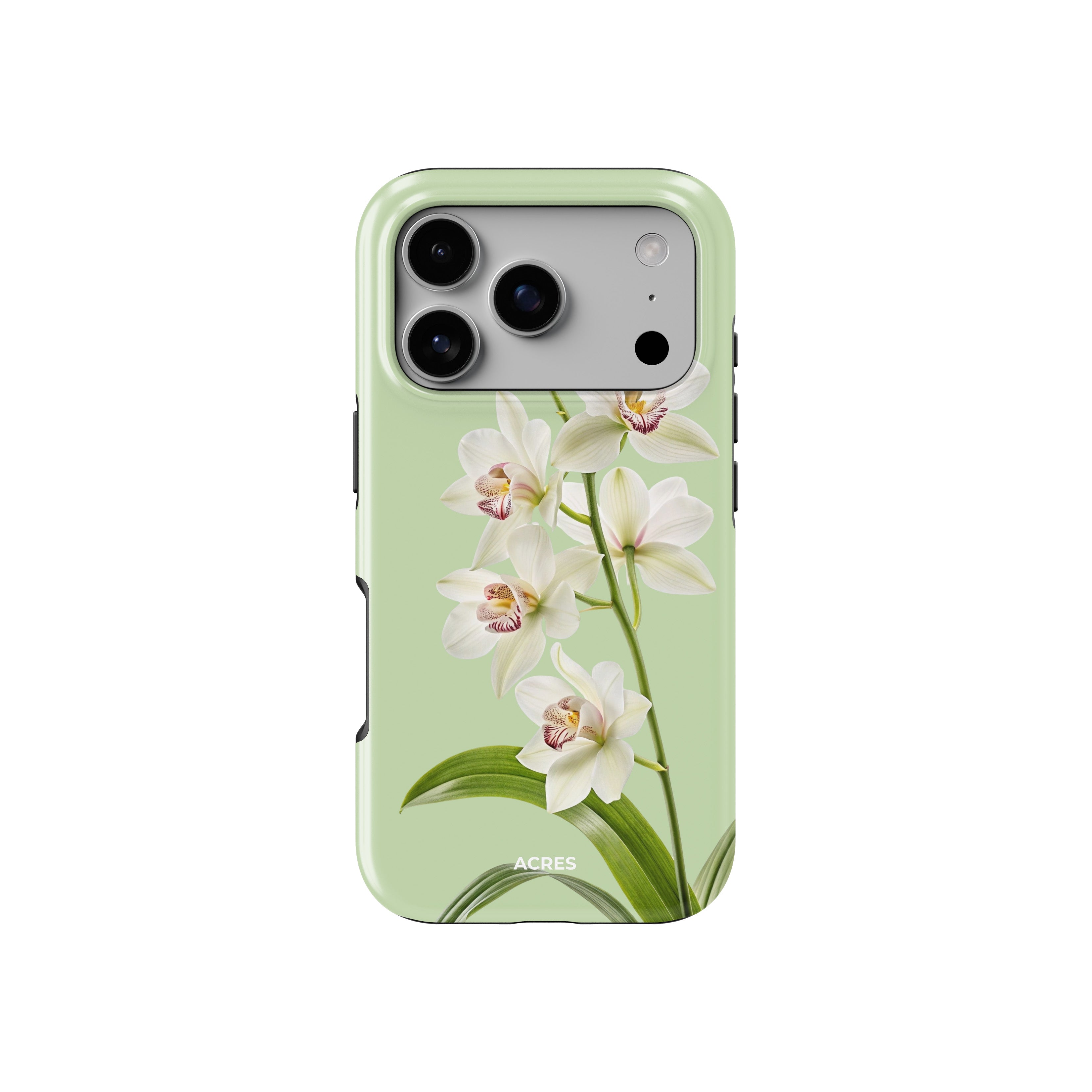 Green Orchid Baskılı Telefon Kılıfı