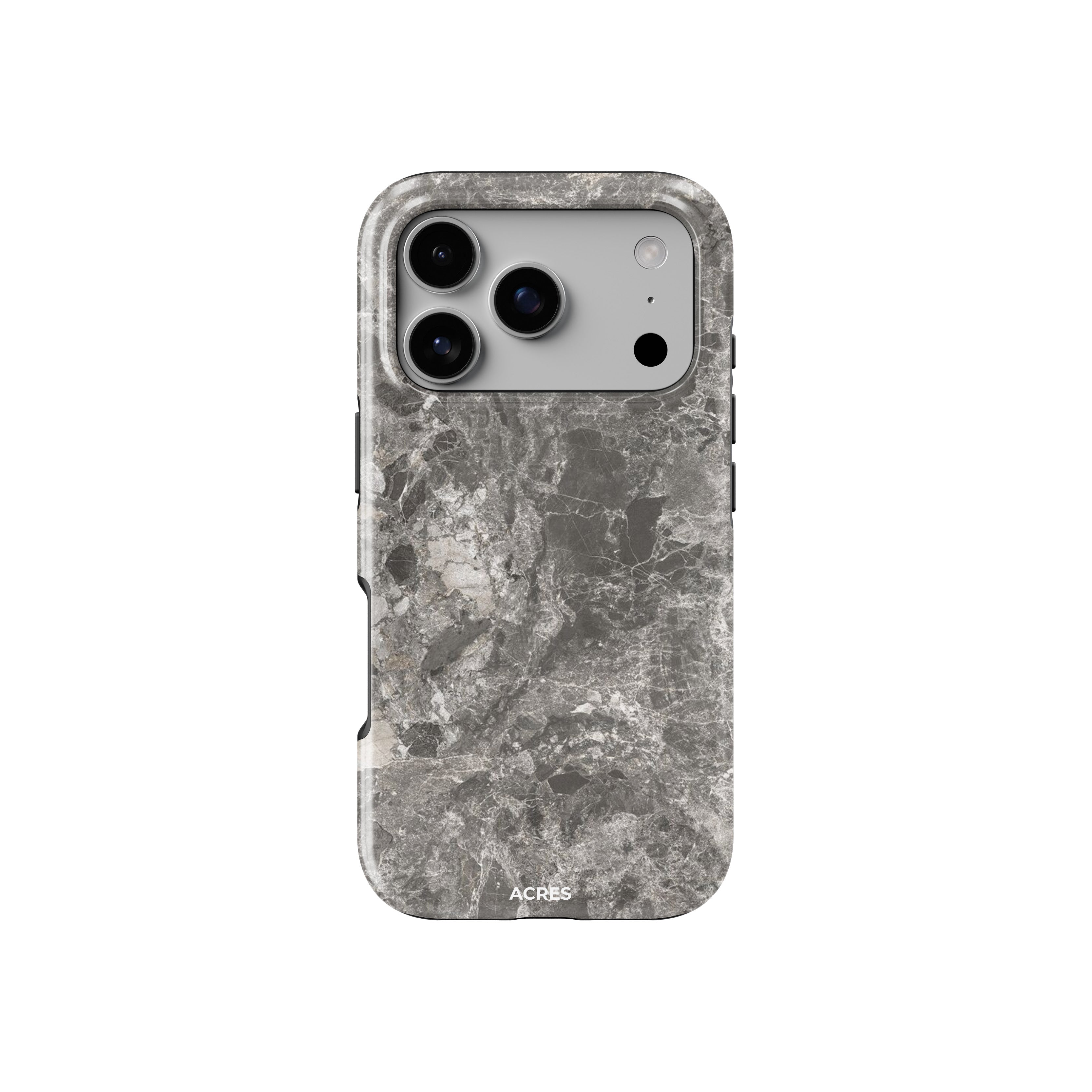 Grey Marble Baskılı Telefon Kılıfı