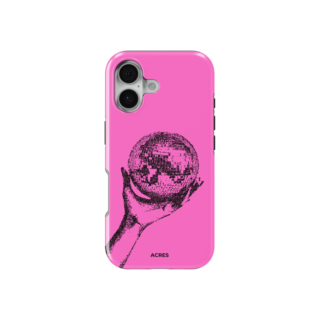 Hold It Pembe Baskılı Telefon Kılıfı