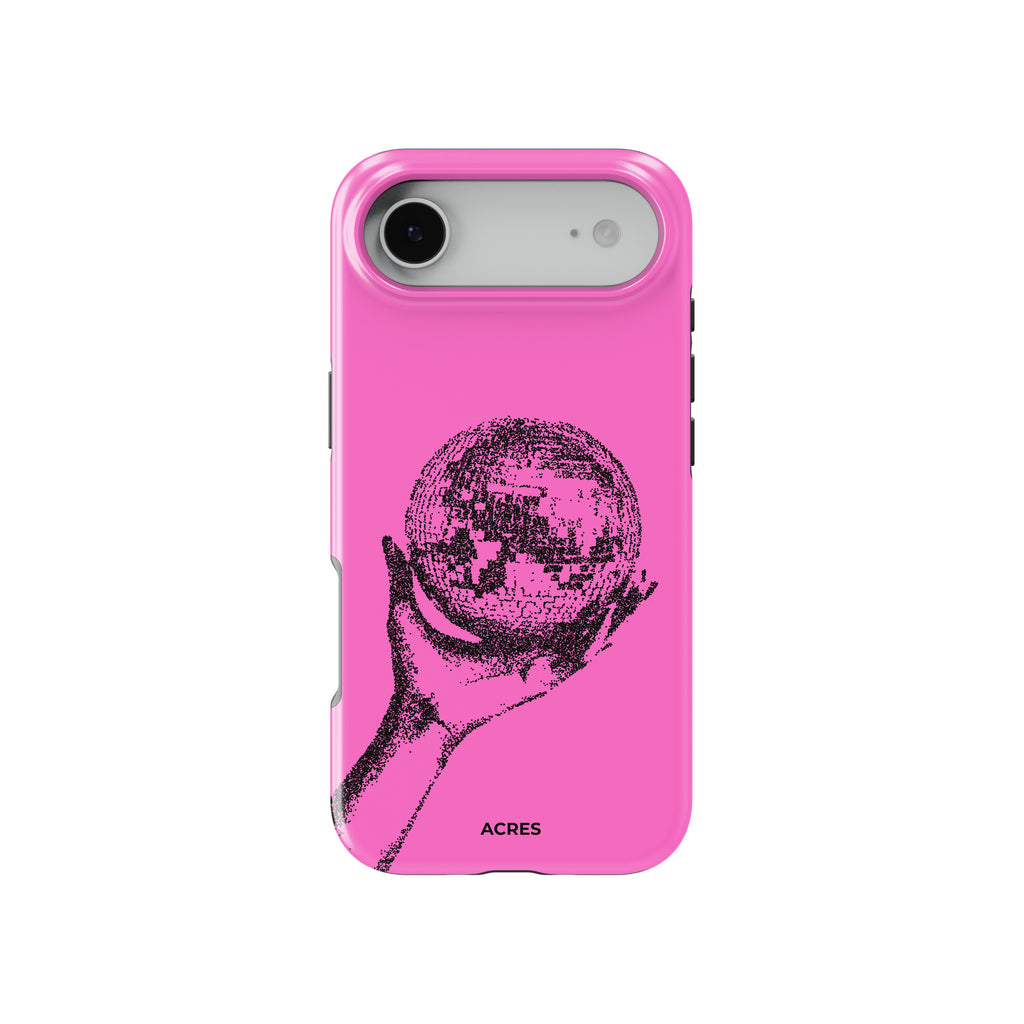Hold It Pembe Baskılı Telefon Kılıfı