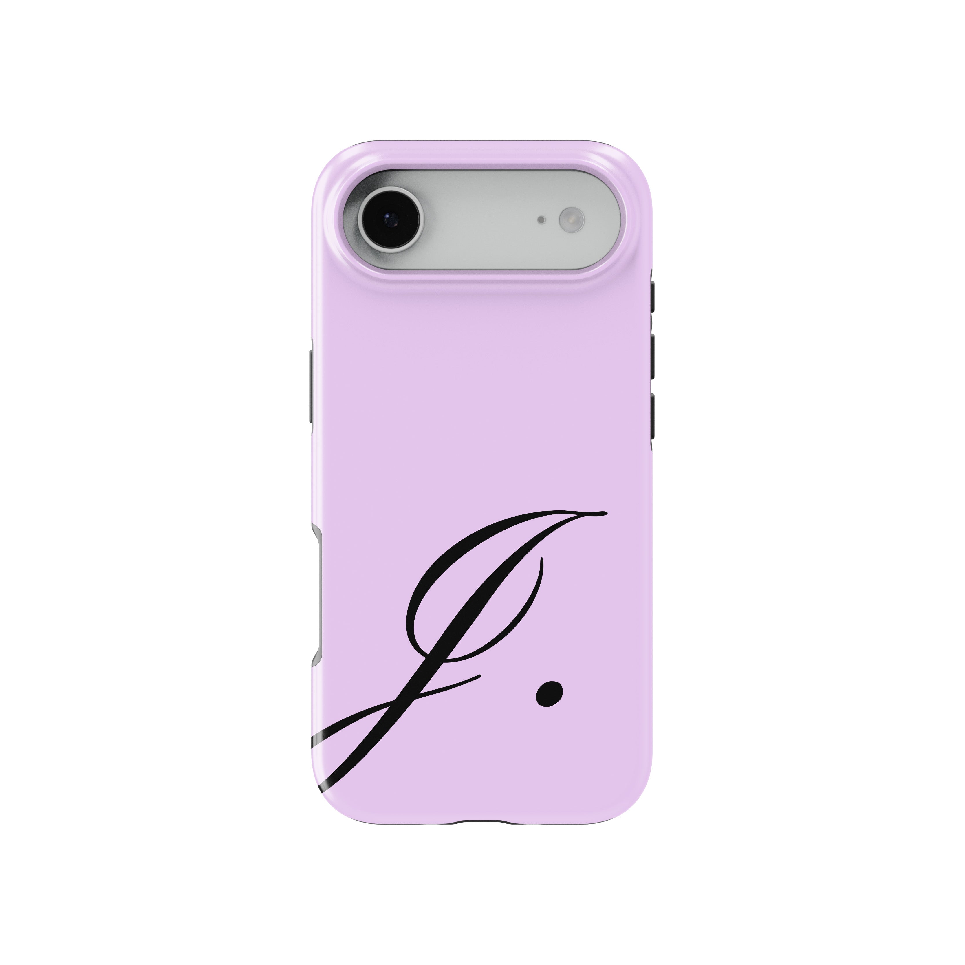 J Lavender Initial Baskılı Telefon Kılıfı