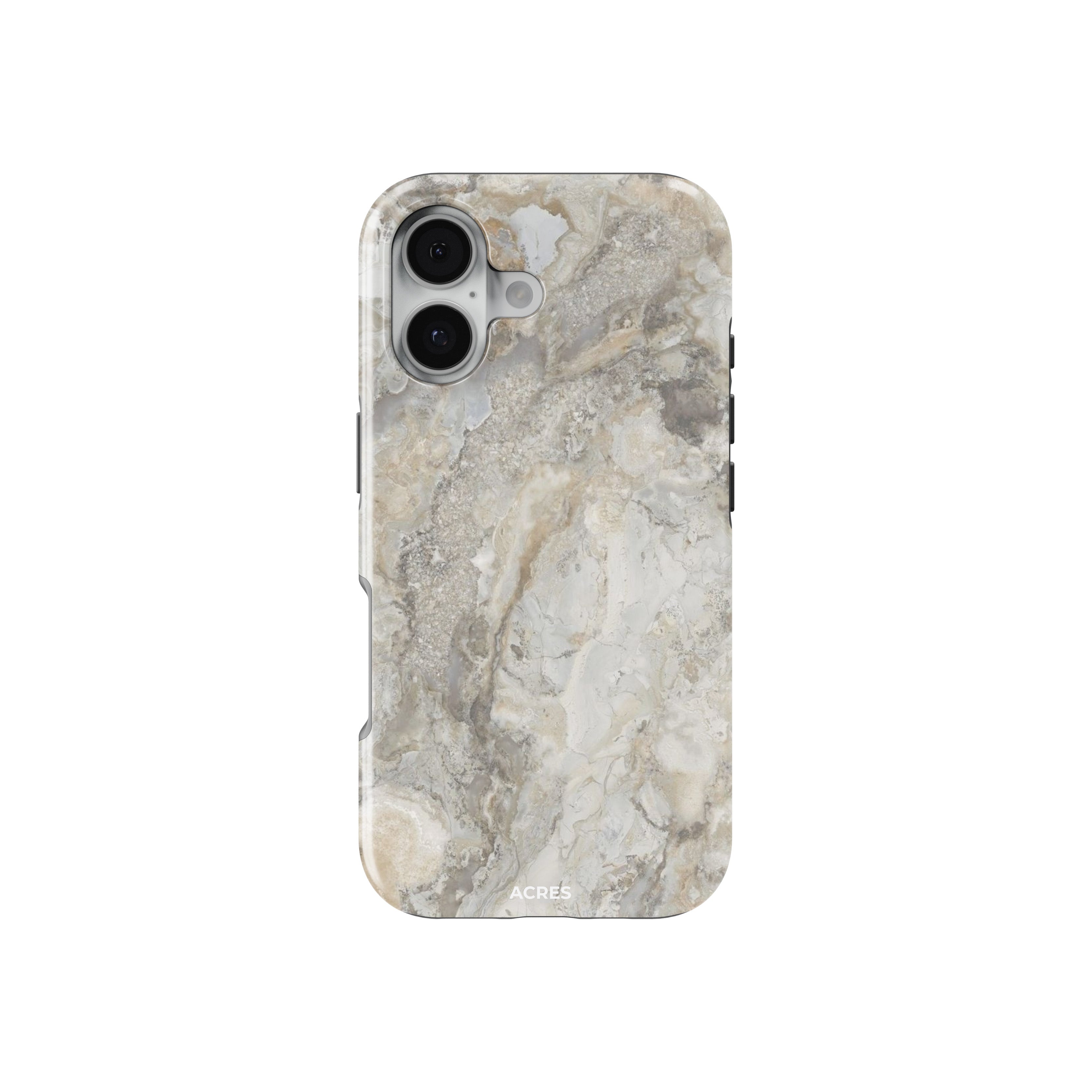 Light Beige Marble Baskılı Telefon Kılıfı