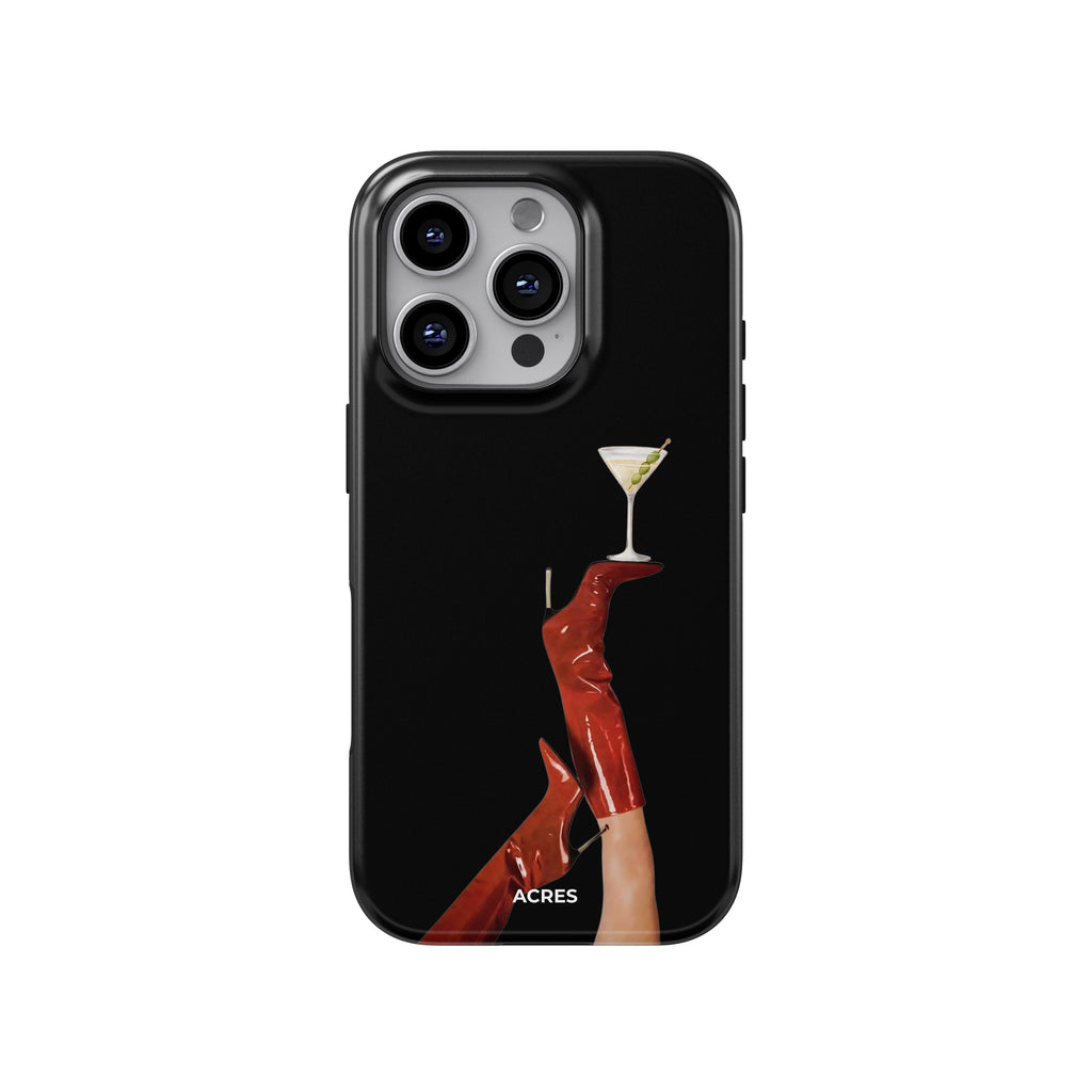 Martini Boots Baskılı Telefon Kılıfı