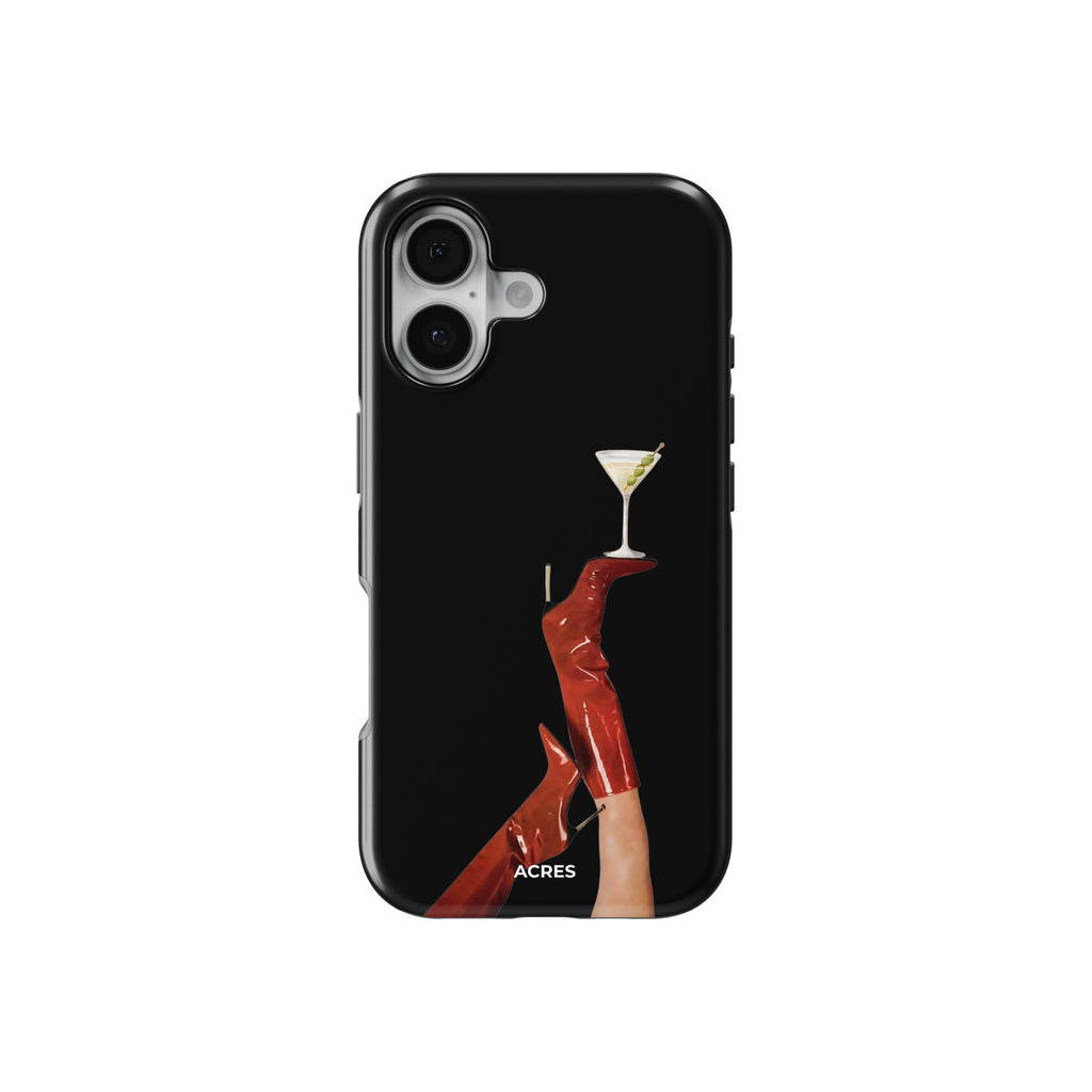 Martini Boots Baskılı Telefon Kılıfı