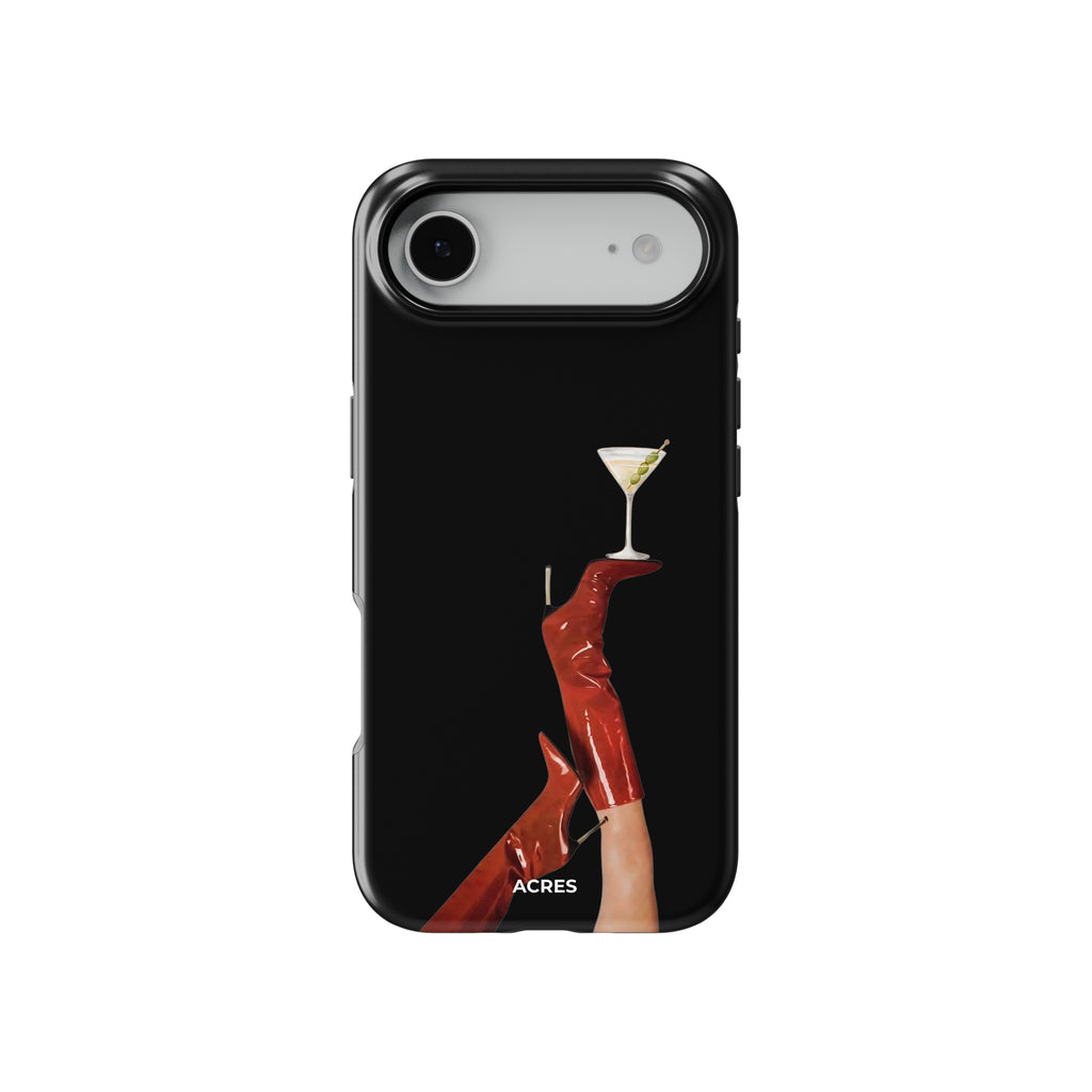 Martini Boots Baskılı Telefon Kılıfı