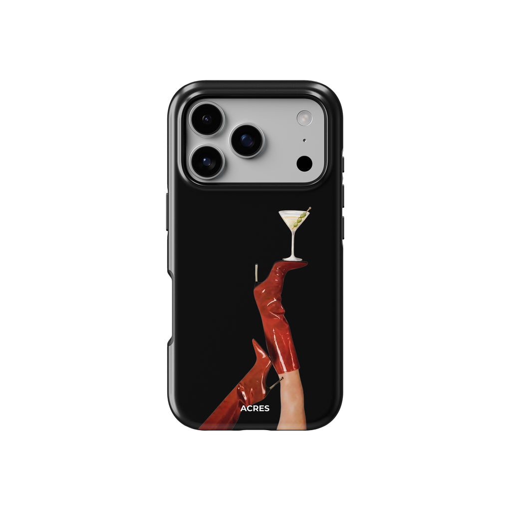 Martini Boots Baskılı Telefon Kılıfı