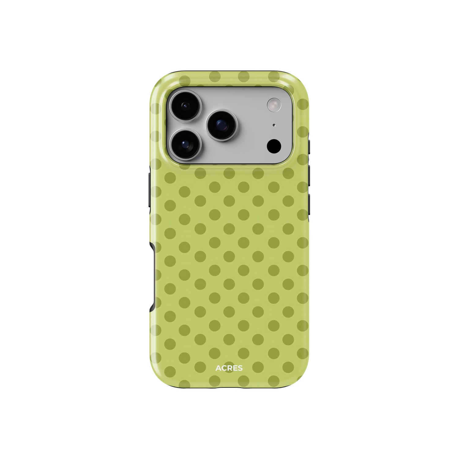 Matcha Polka Baskılı Telefon Kılıfı