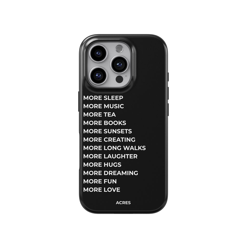 More Life Baskılı Telefon Kılıfı