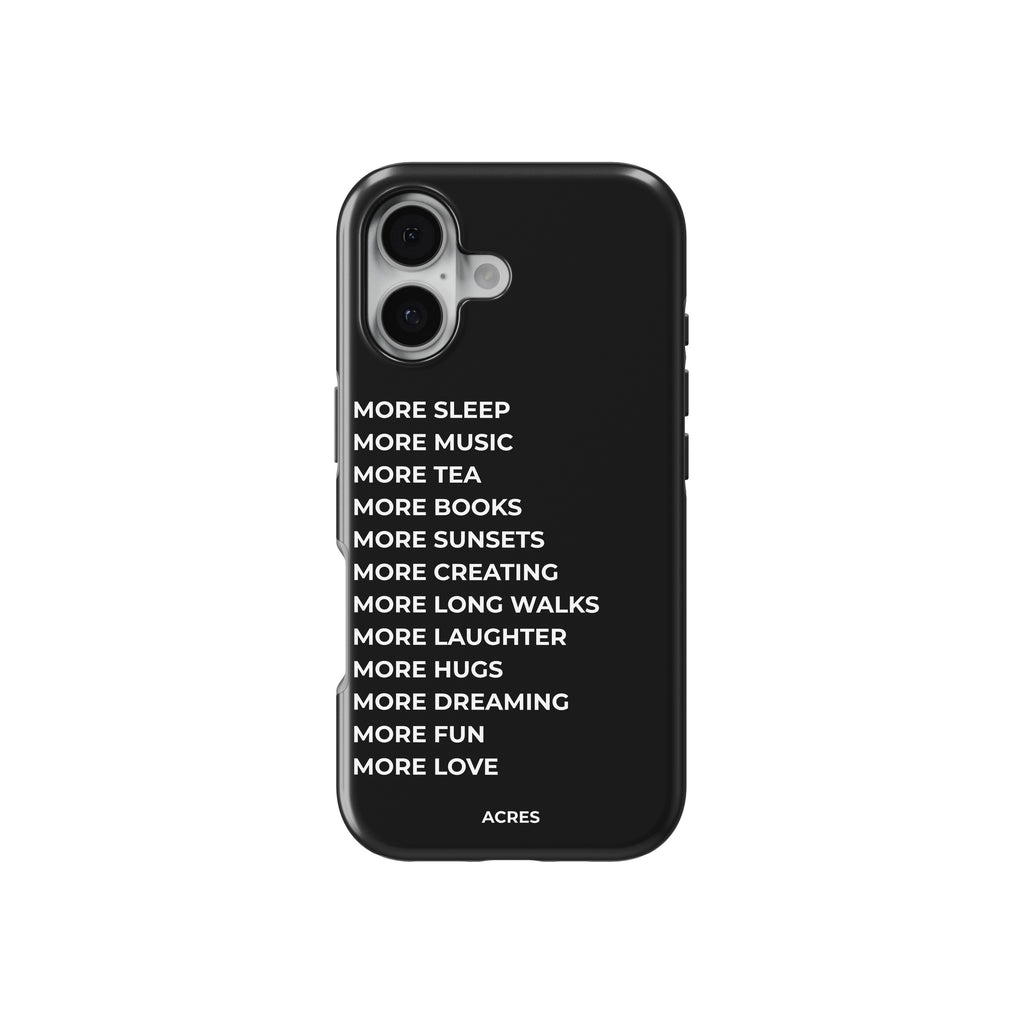 More Life Baskılı Telefon Kılıfı