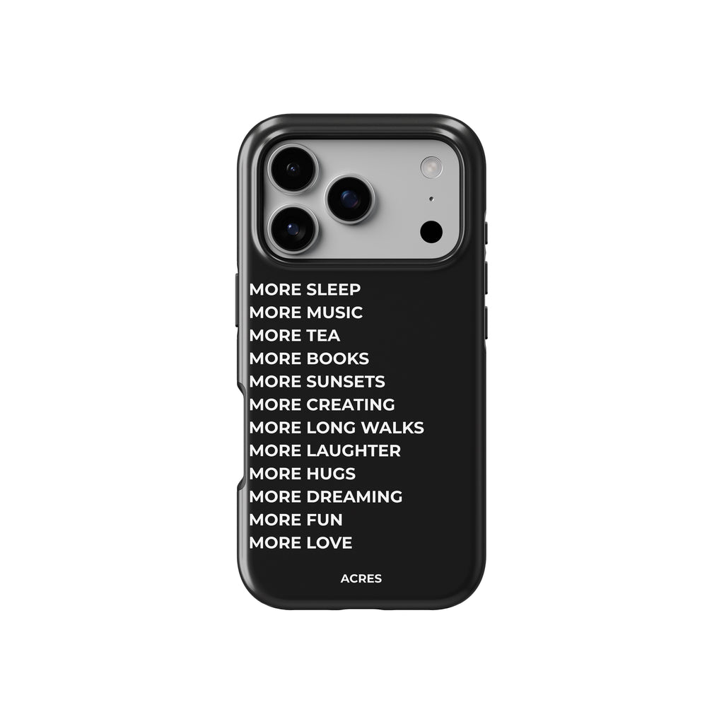 More Life Baskılı Telefon Kılıfı