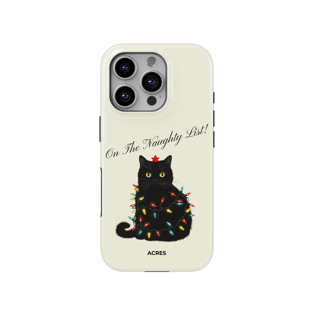 Naughty List Baskılı Telefon Kılıfı
