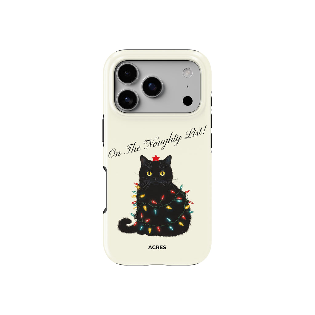 Naughty List Baskılı Telefon Kılıfı