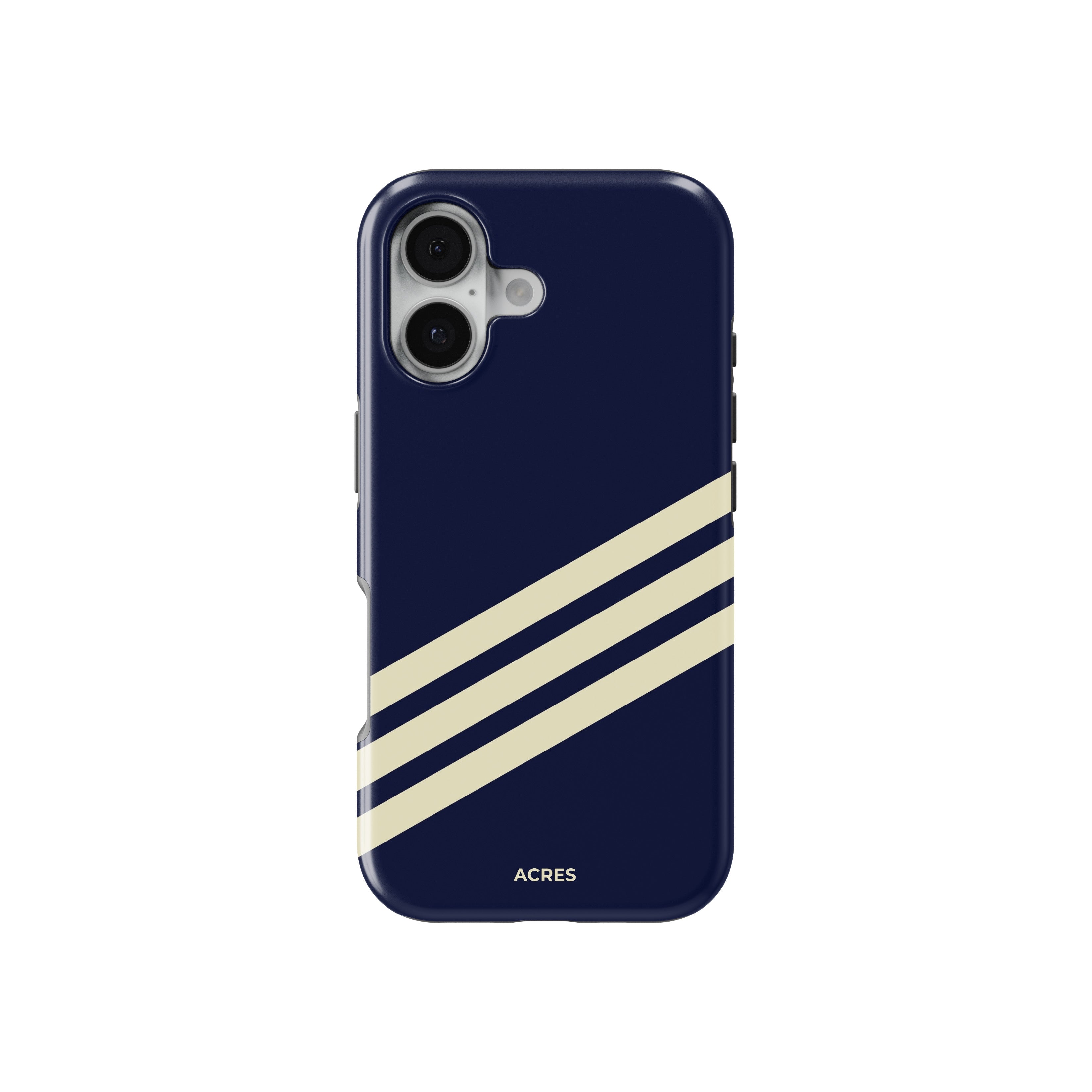 Navy&Cream Stripes Baskılı Telefon Kılıfı