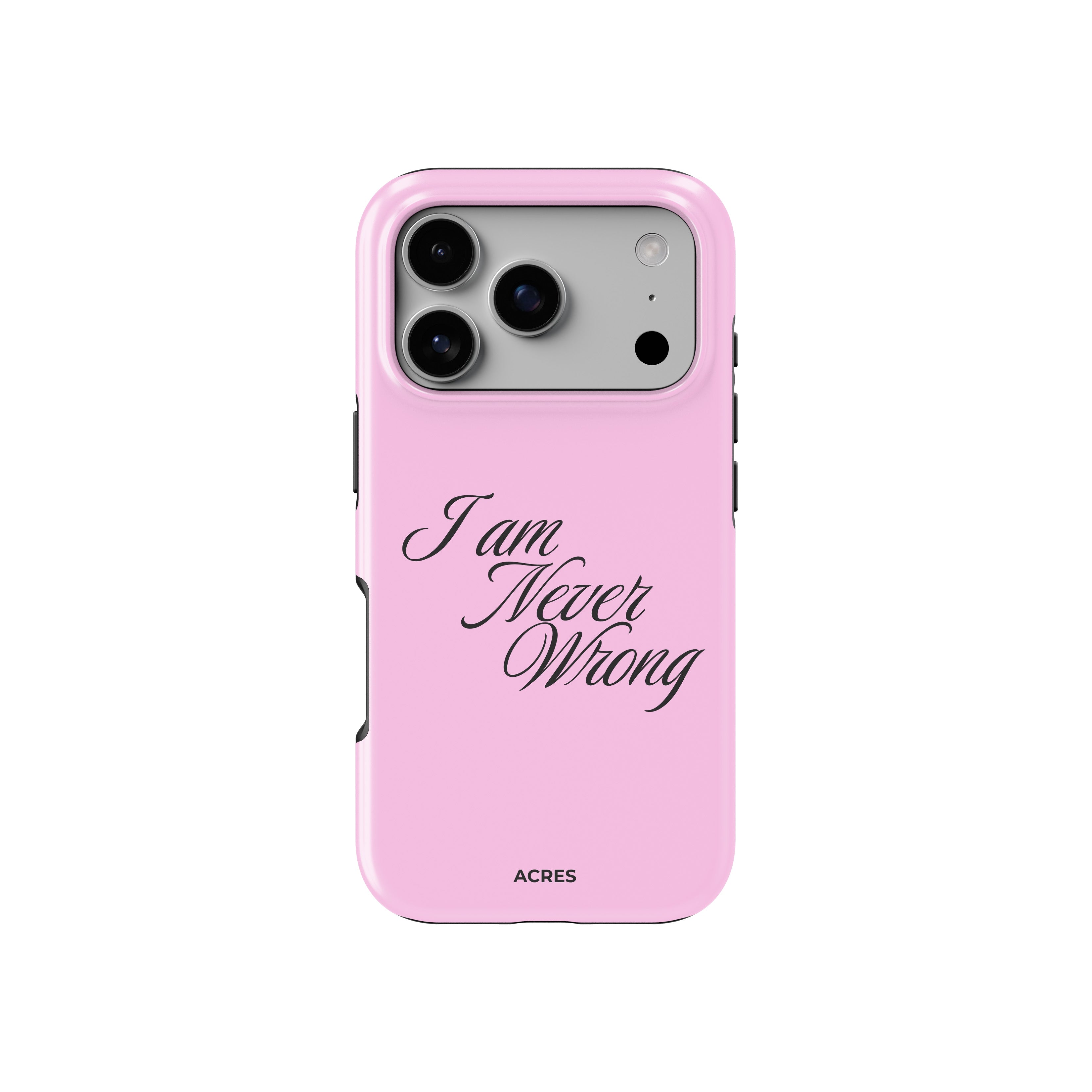 Never Wrong Baskılı Telefon Kılıfı