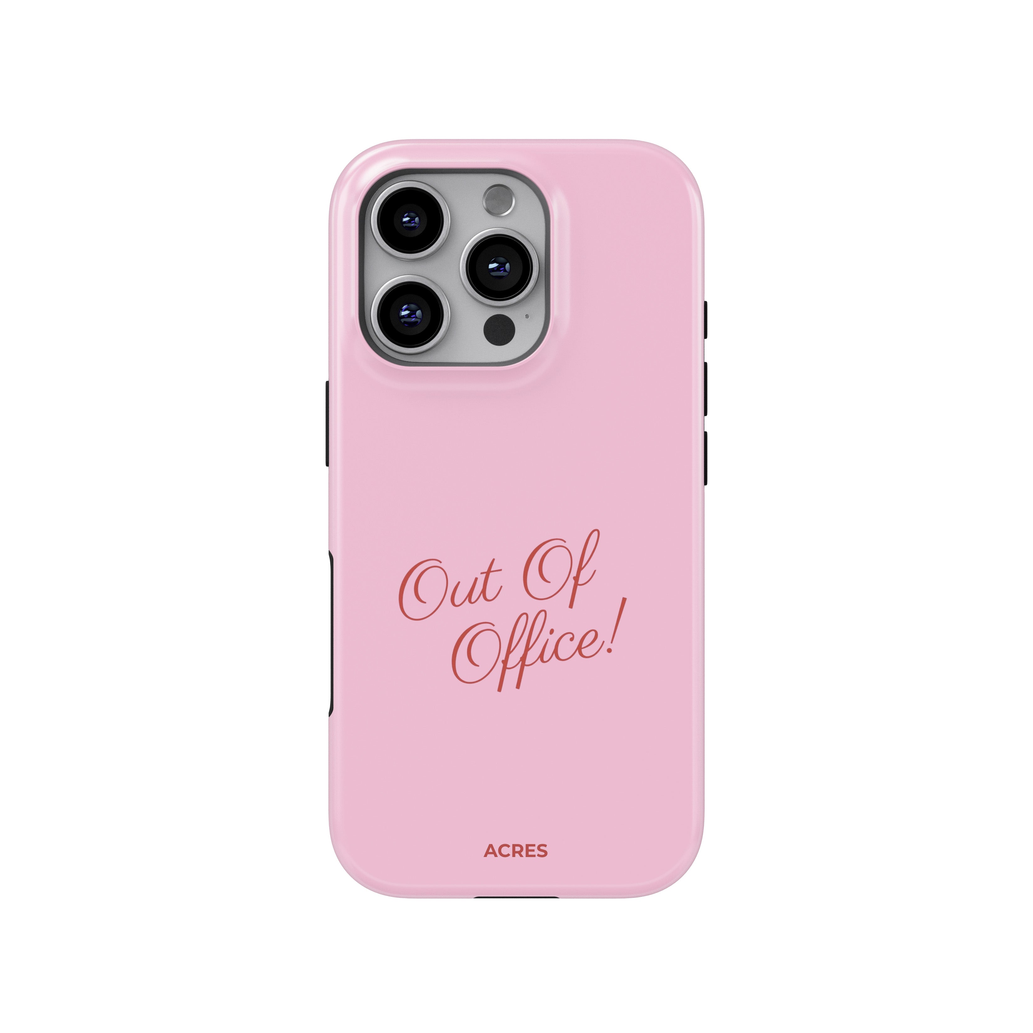Out Of Office Baskılı Telefon Kılıfı