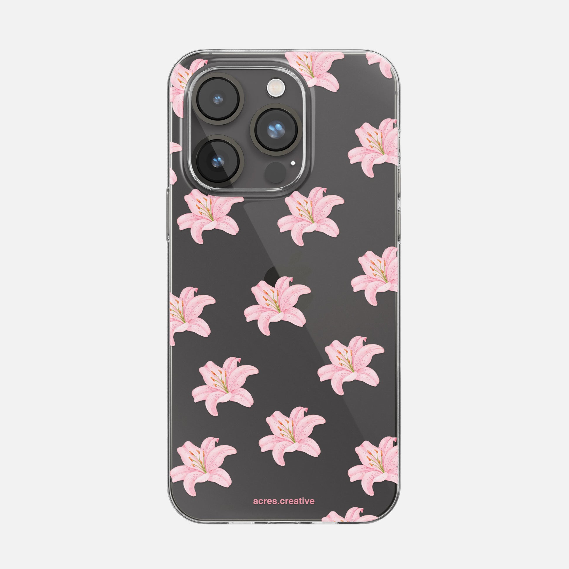 Pink Flowers Telefon Kılıfı