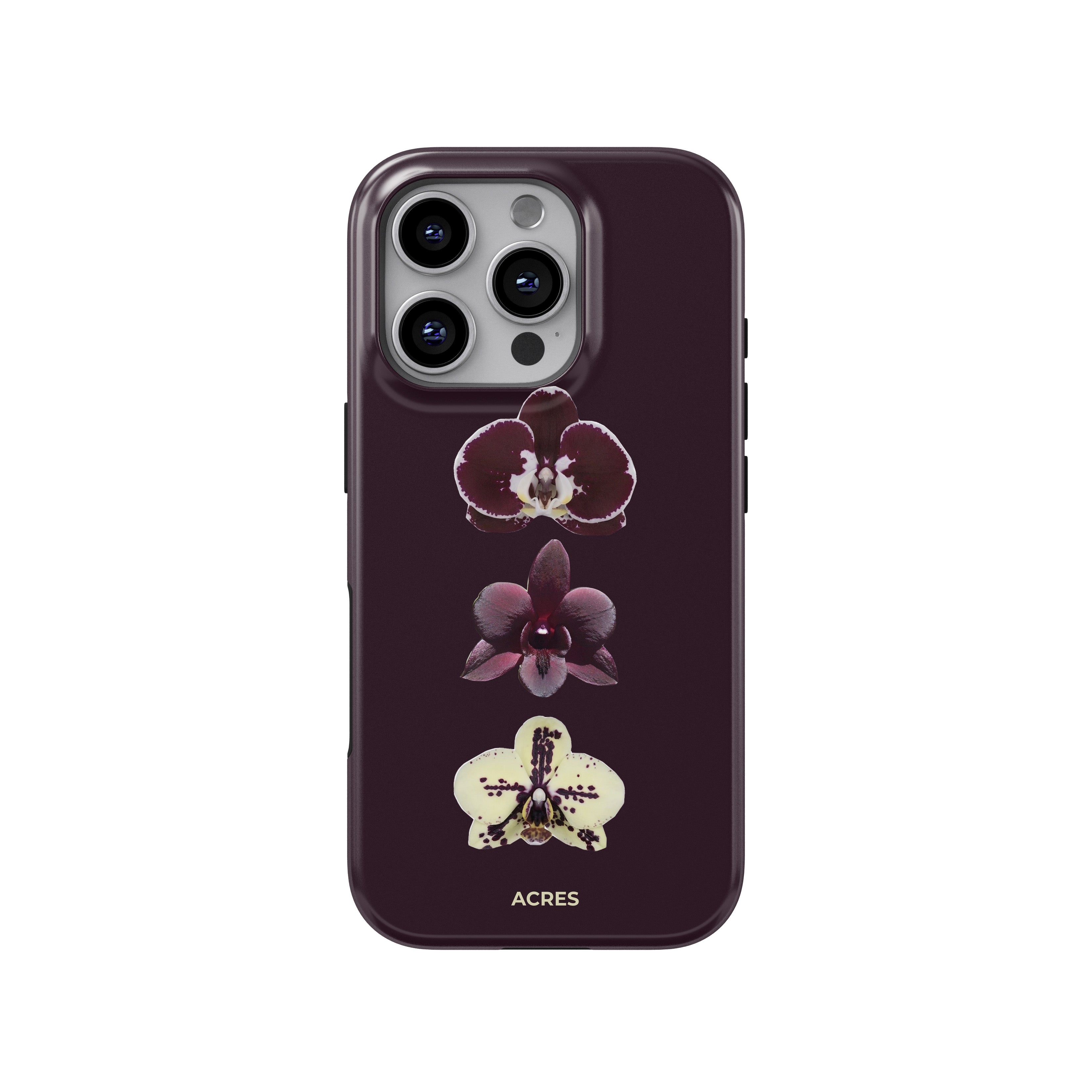 Plum Orchids Baskılı Telefon Kılıfı