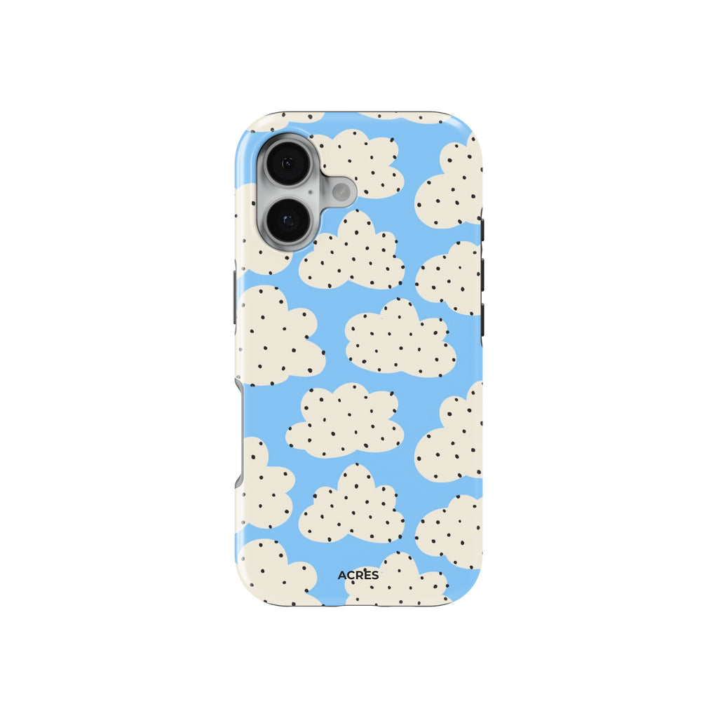 Polka Clouds Baskılı Telefon Kılıfı