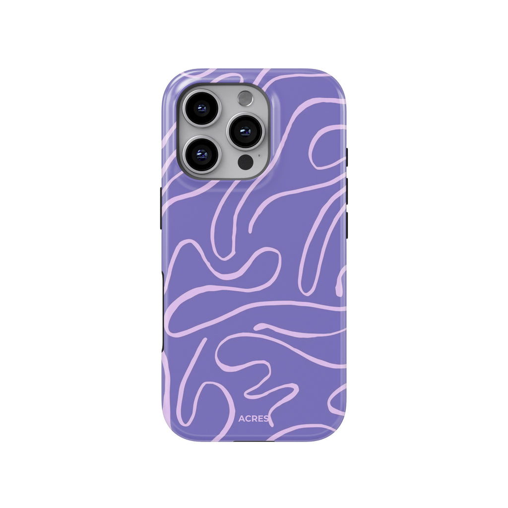 Lilac Swirls Baskılı Telefon Kılıfı