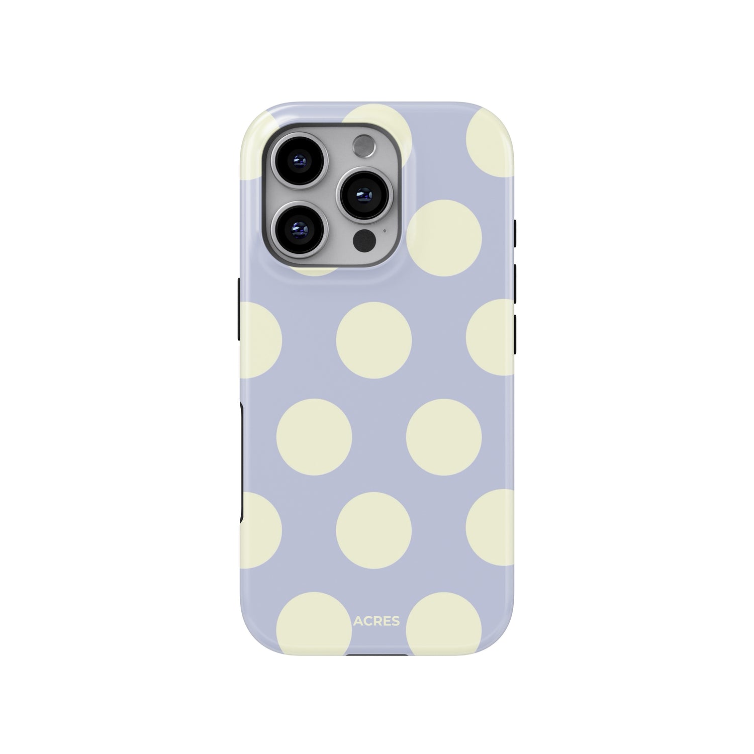 Soft Lilac Maxi Polka Baskılı Telefon Kılıfı