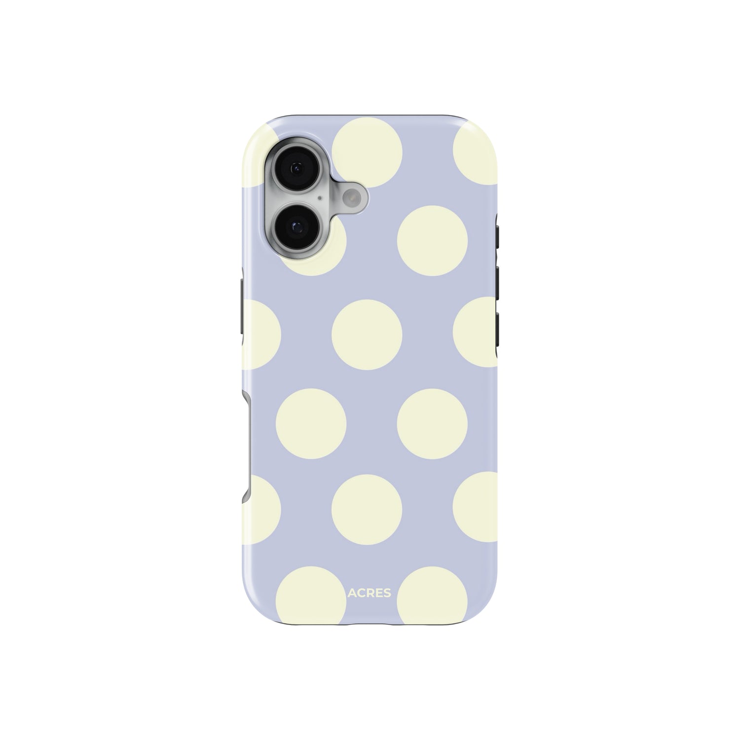 Soft Lilac Maxi Polka Baskılı Telefon Kılıfı